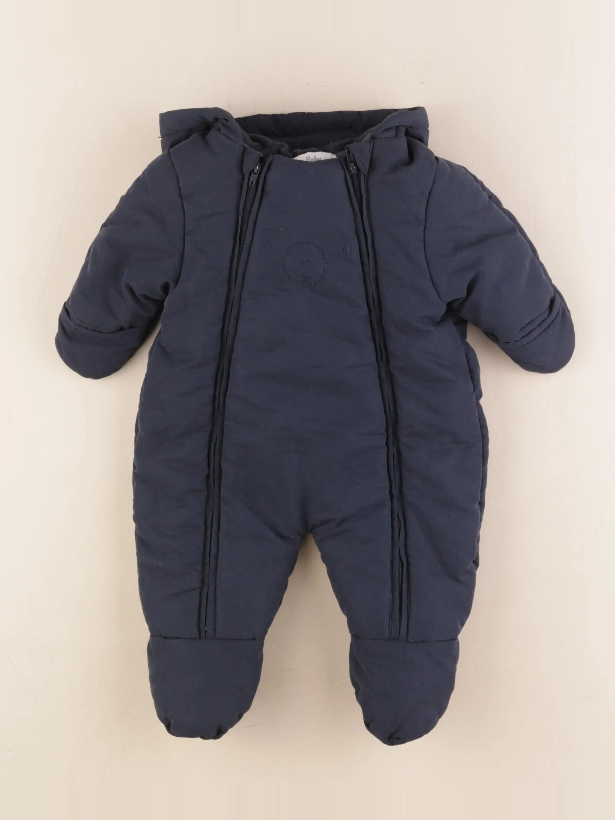 Vertbaudet - combi-pilote bleu - 1 mois