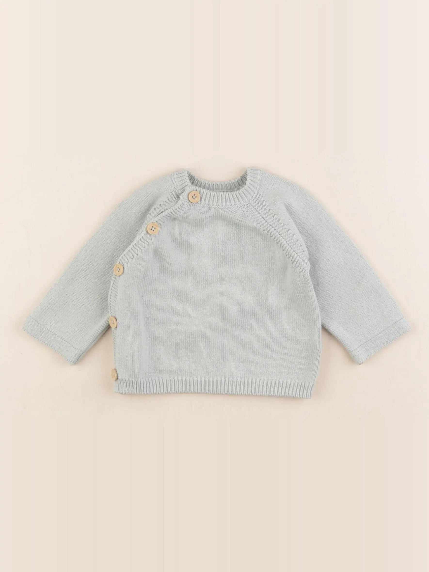 Vertbaudet - gilet vert - 1 mois