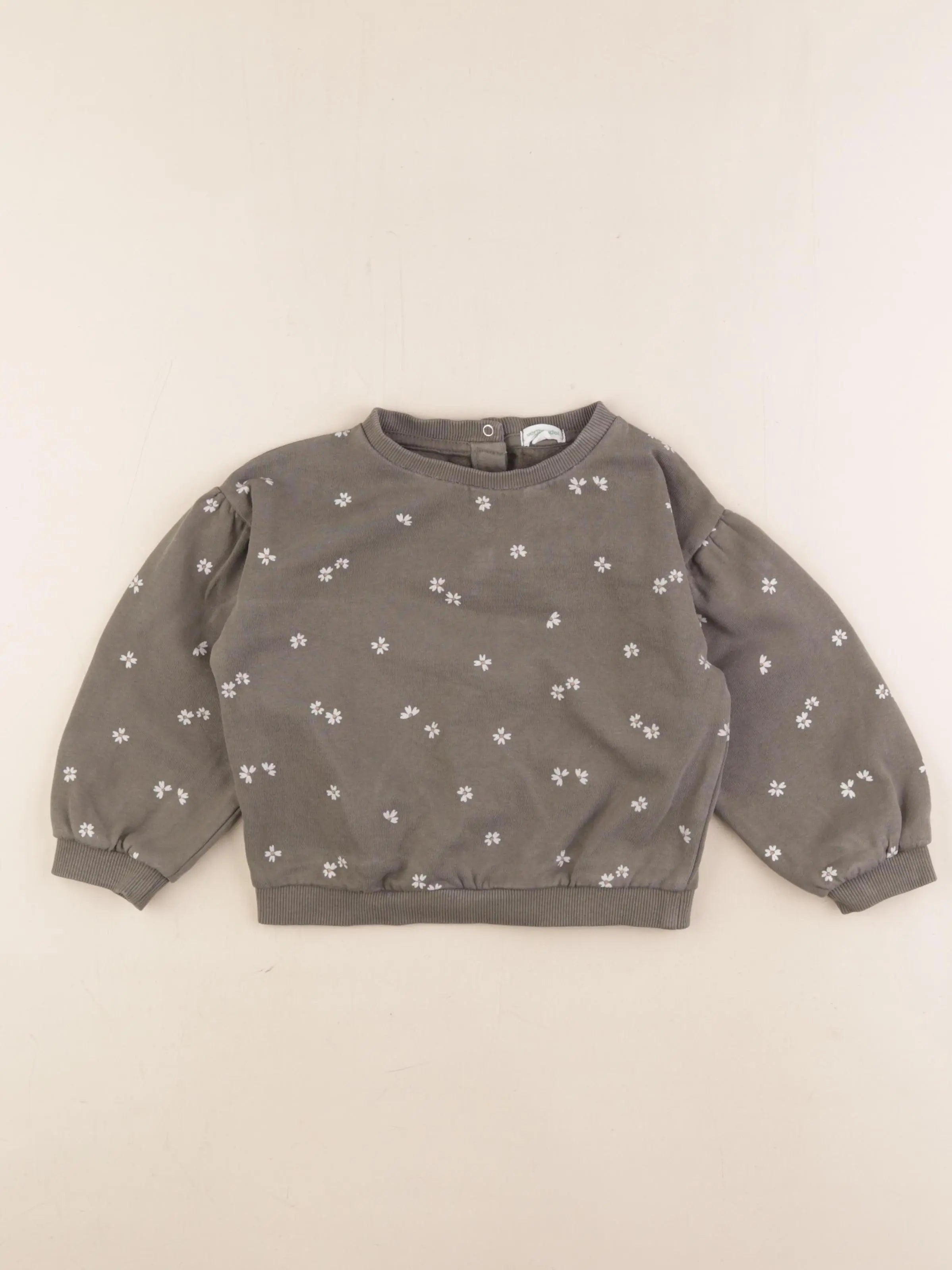 Vertbaudet - sweat vert - 36 mois