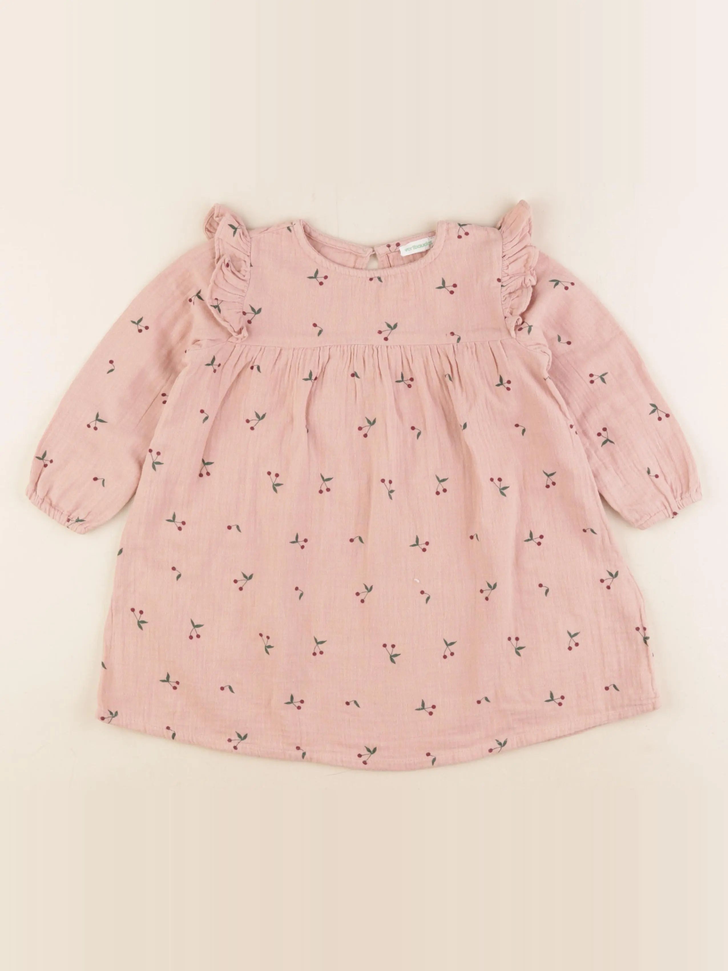 Vertbaudet - robe rose - 3 ans