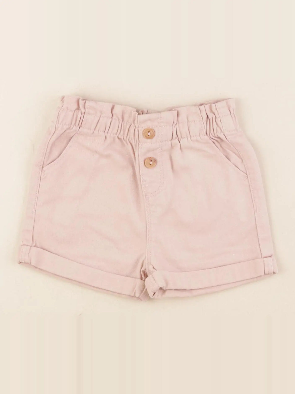 Vertbaudet - short rose - 24 mois