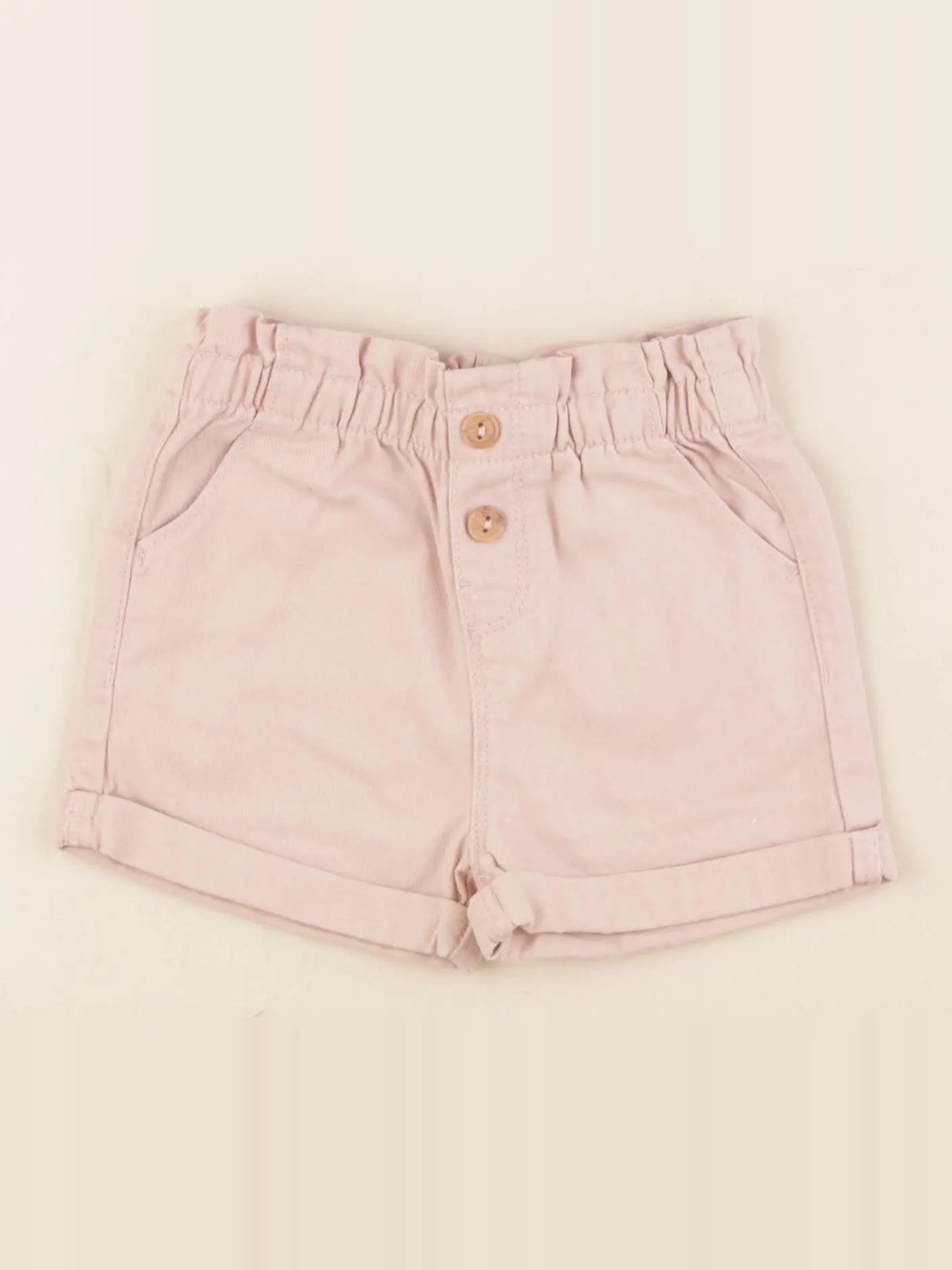 Vertbaudet - short rose - 24 mois