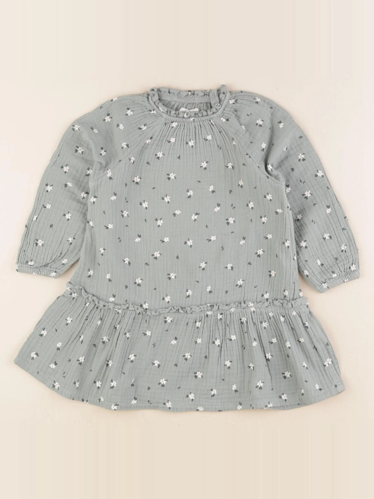 Vertbaudet - robe vert - 3 ans