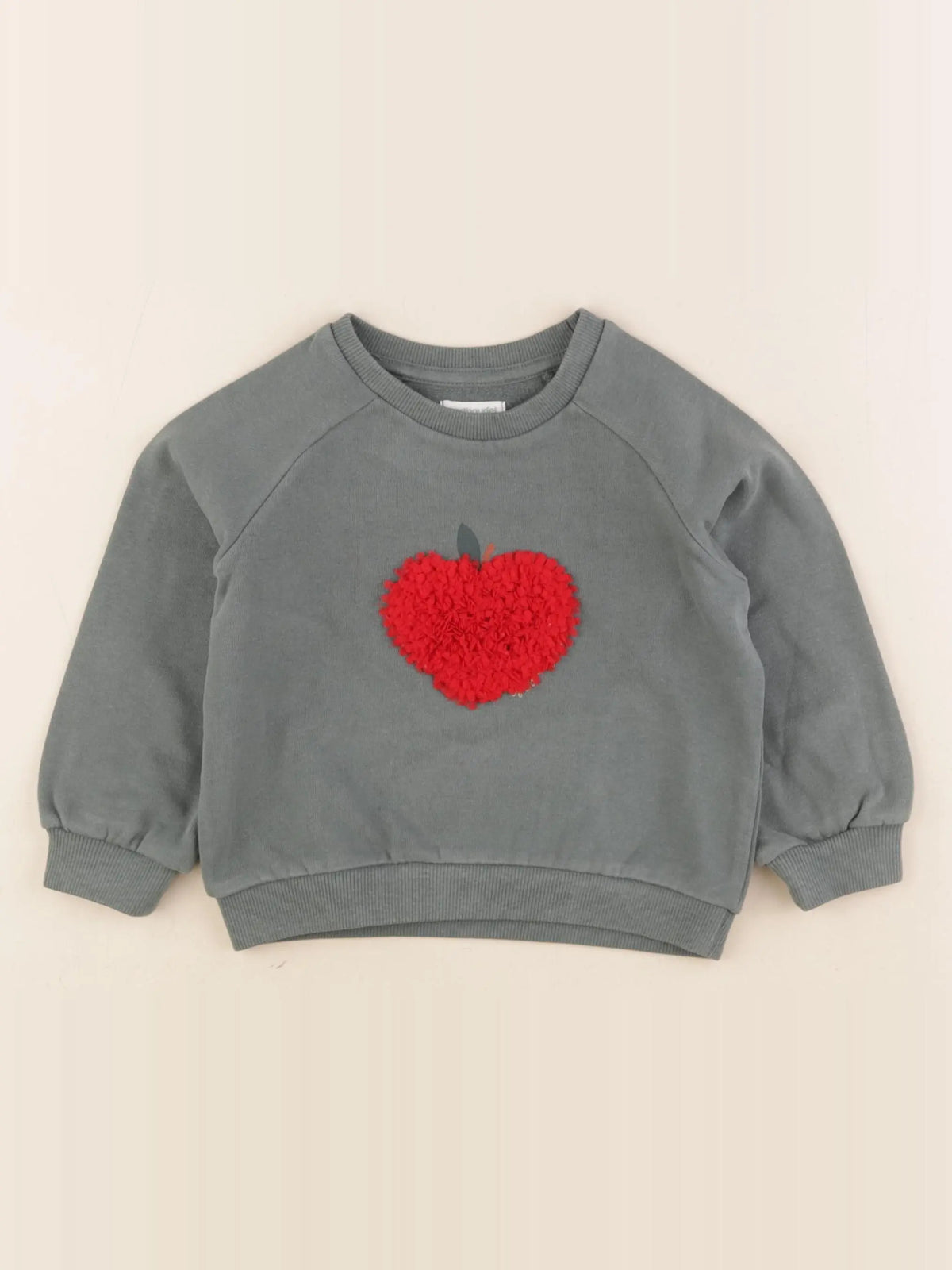 Vertbaudet - sweat vert - 3 ans