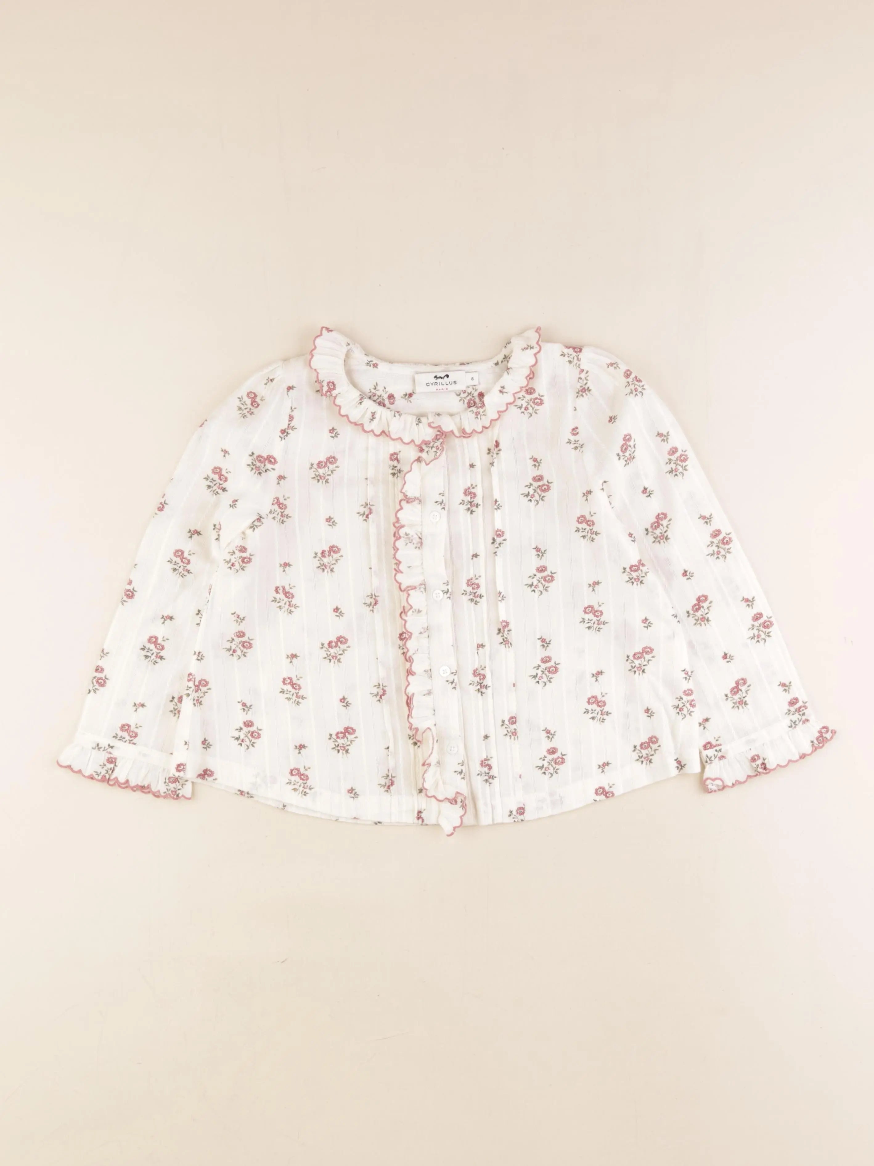 Cyrillus - chemise multicolore - 6 ans