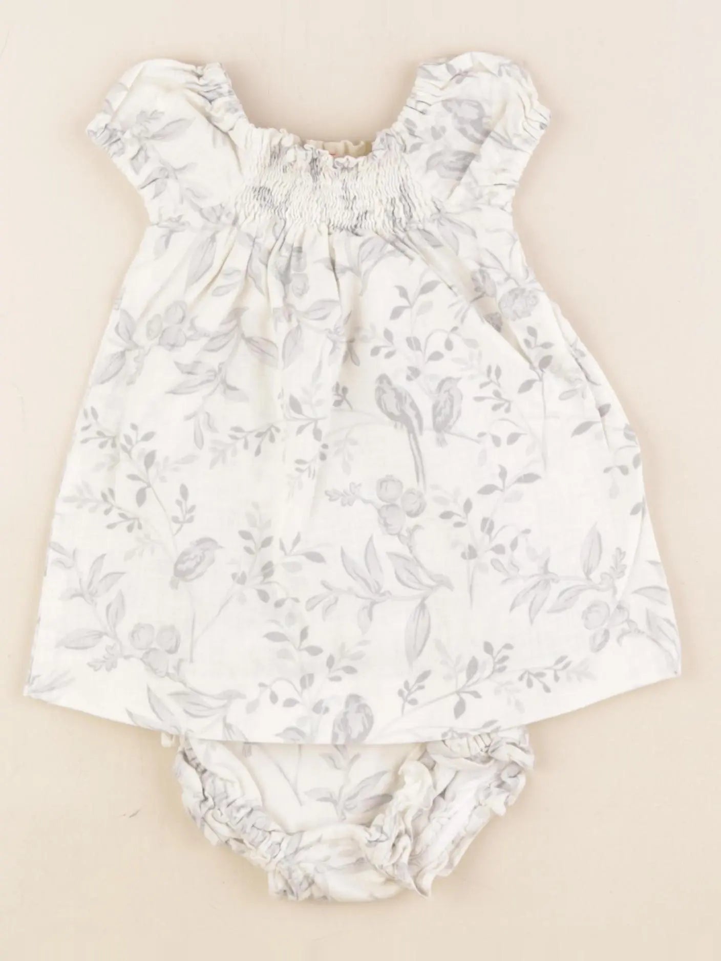 Gocco - robe blanc - 3/6 mois