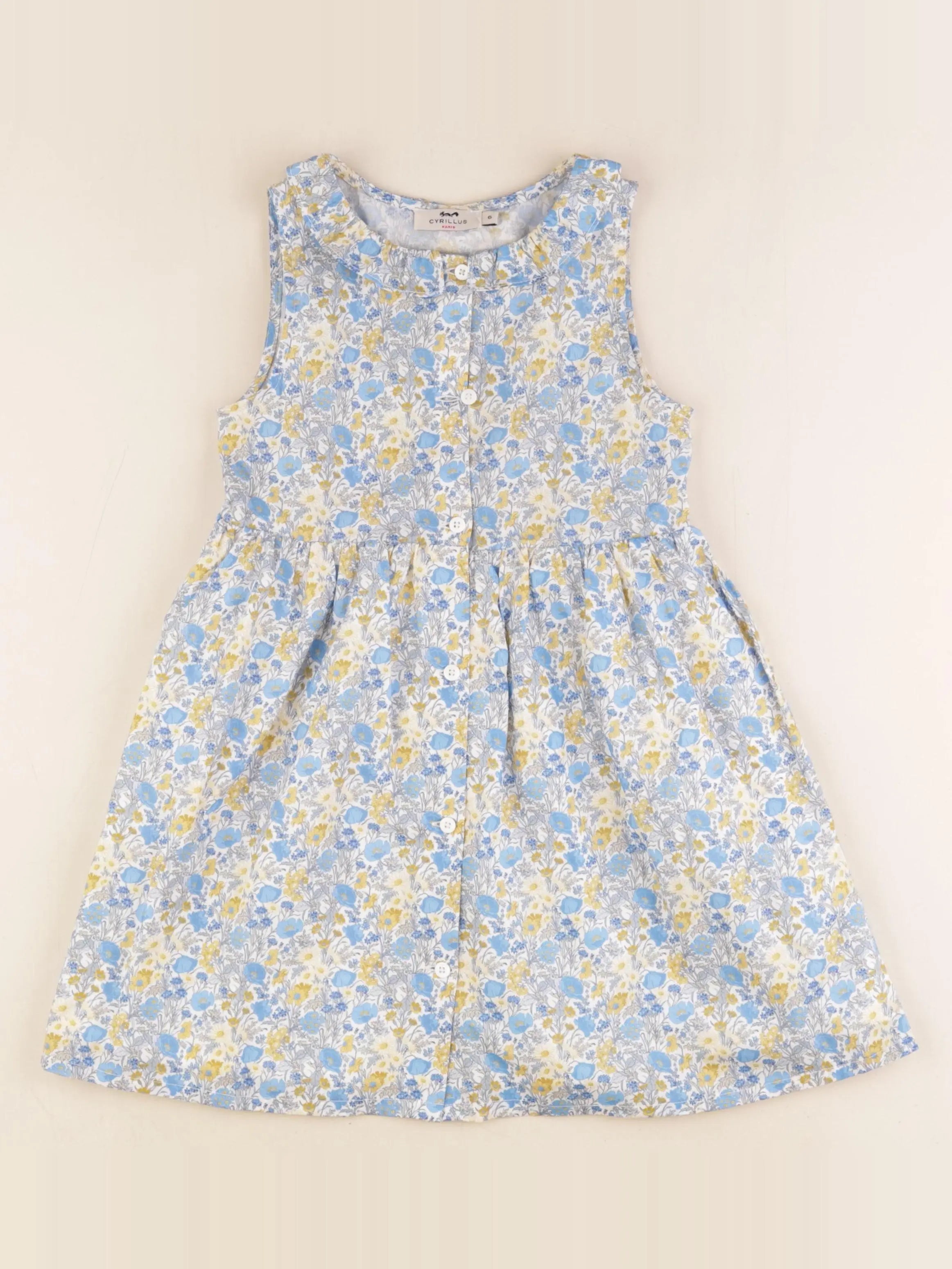 Cyrillus - robe bleu - 6 ans