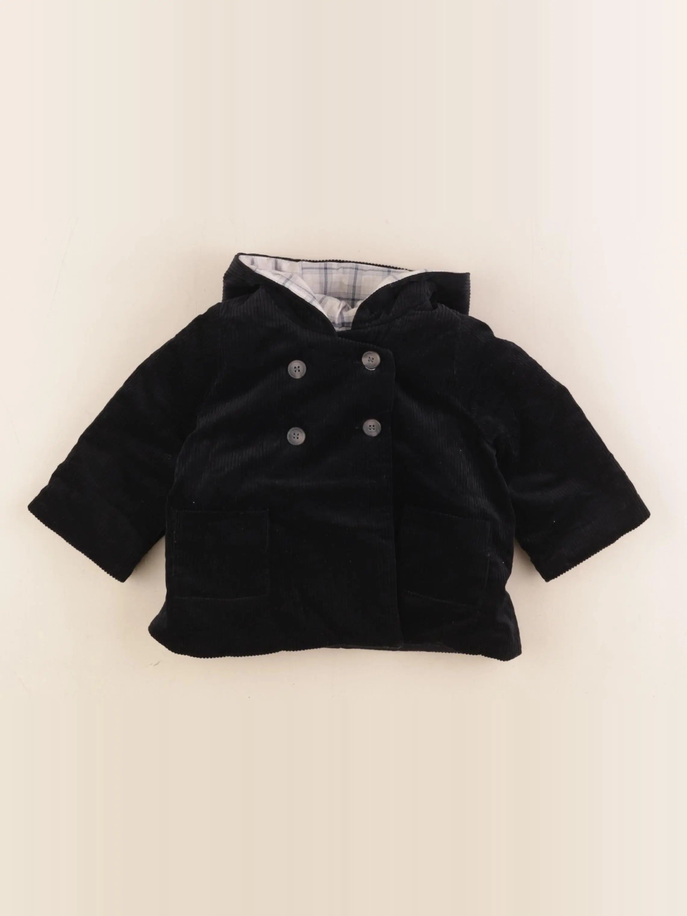 Bonpoint - veste noir - 12 mois