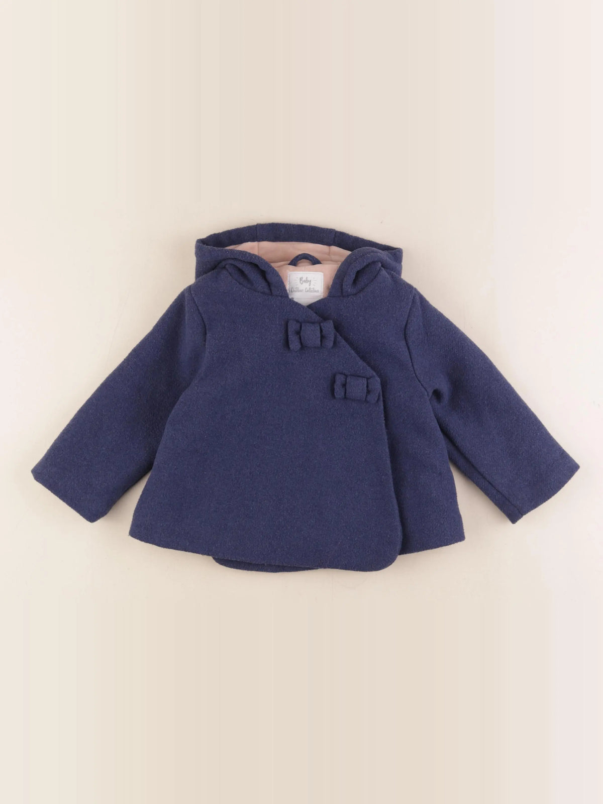 Vertbaudet - manteau bleu - 18 mois