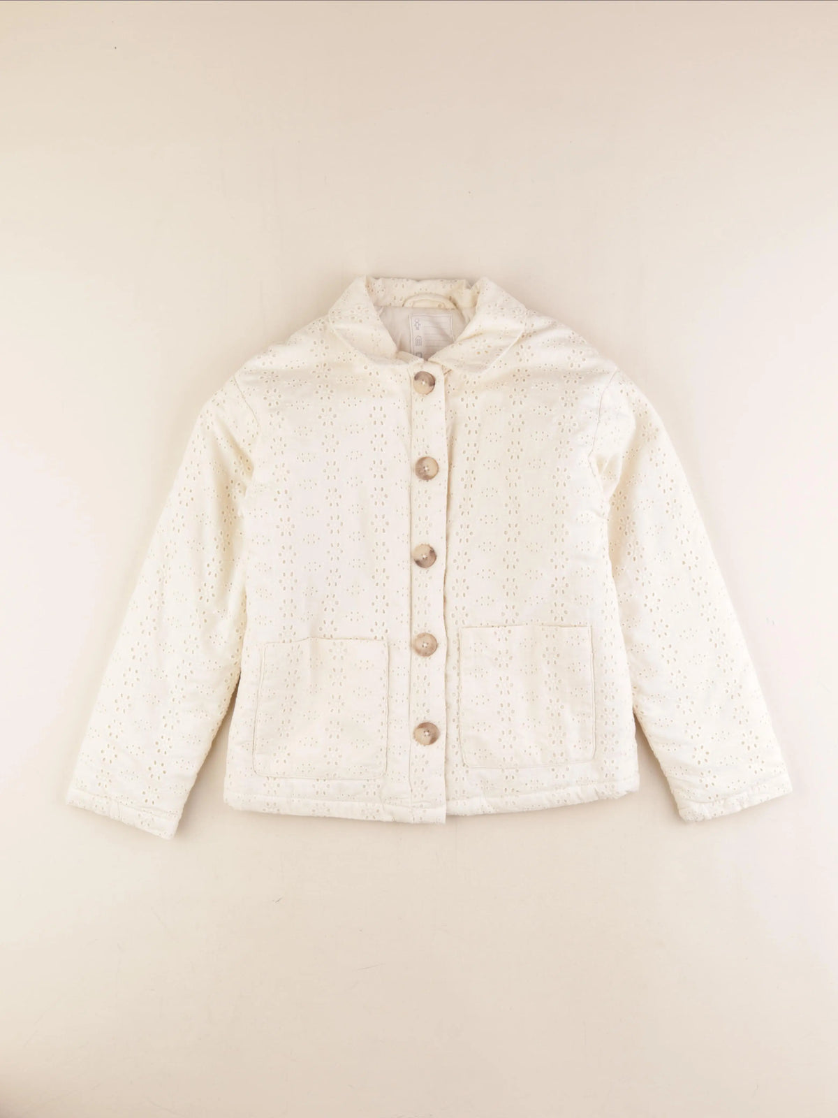 Vertbaudet - veste beige - 10 ans