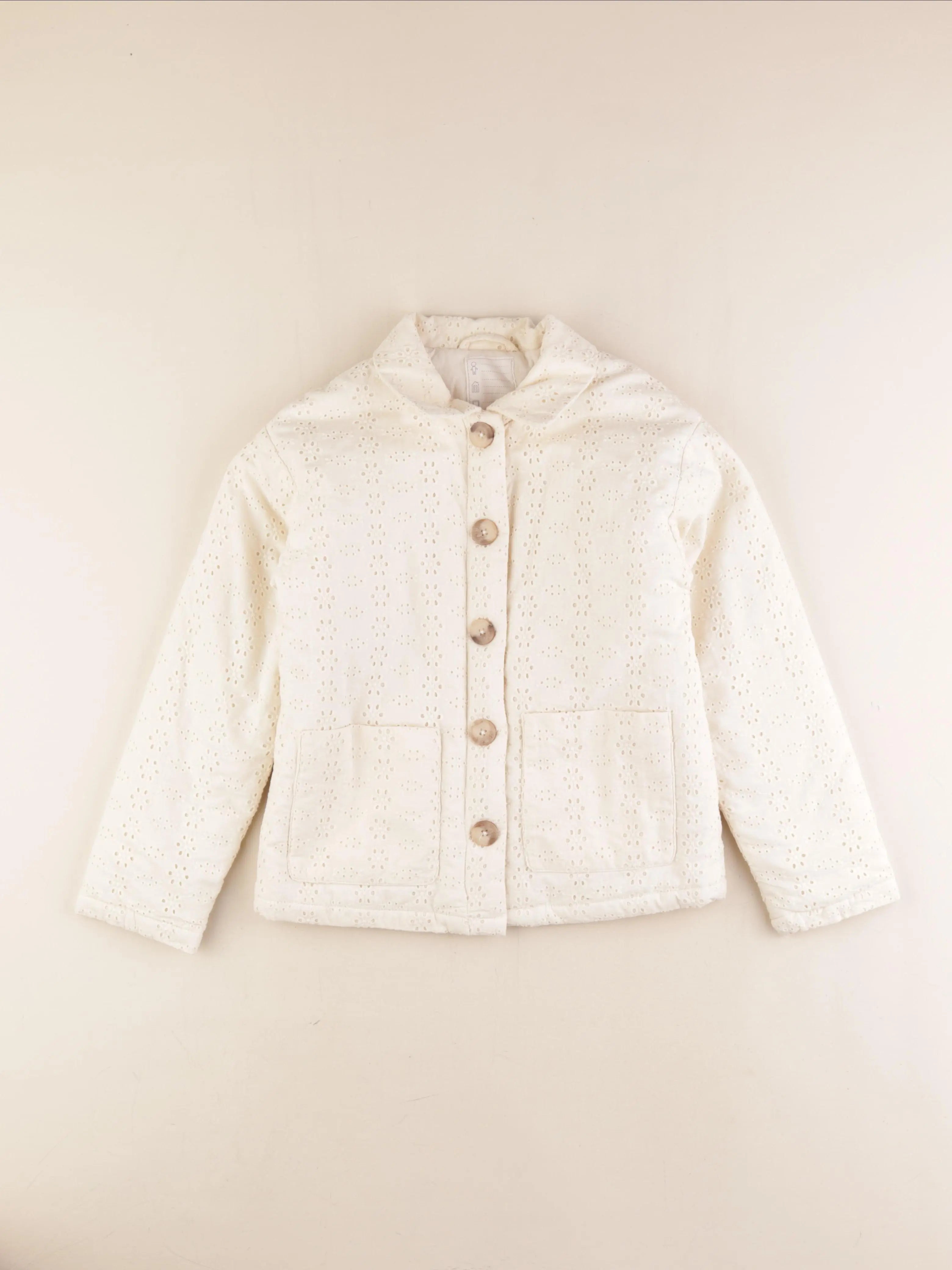 Vertbaudet - veste beige - 10 ans