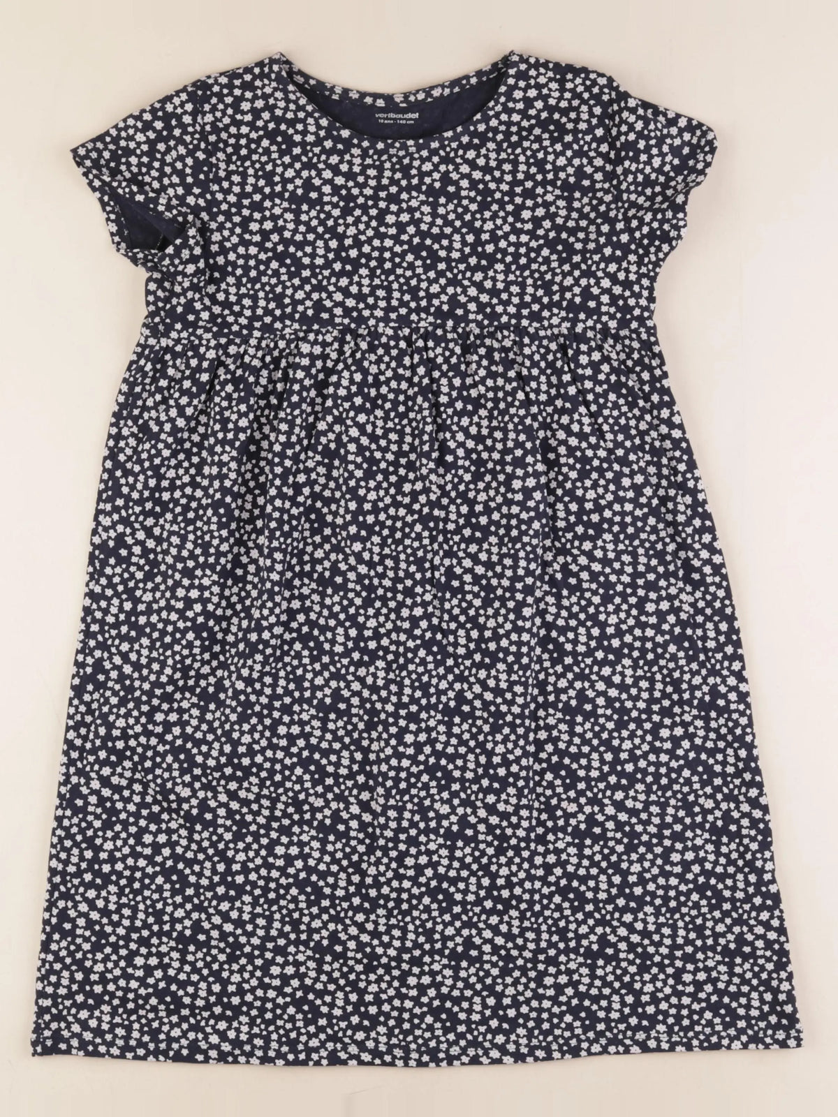 Vertbaudet - robe bleu - 10 ans