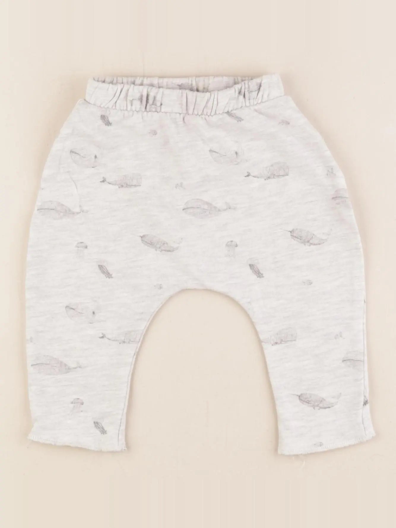 Vertbaudet - sarouel gris - 1 mois