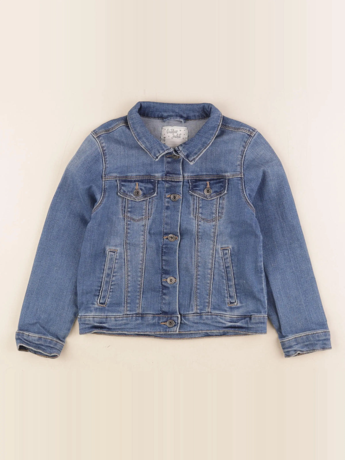 Vertbaudet - veste bleu - 7 ans