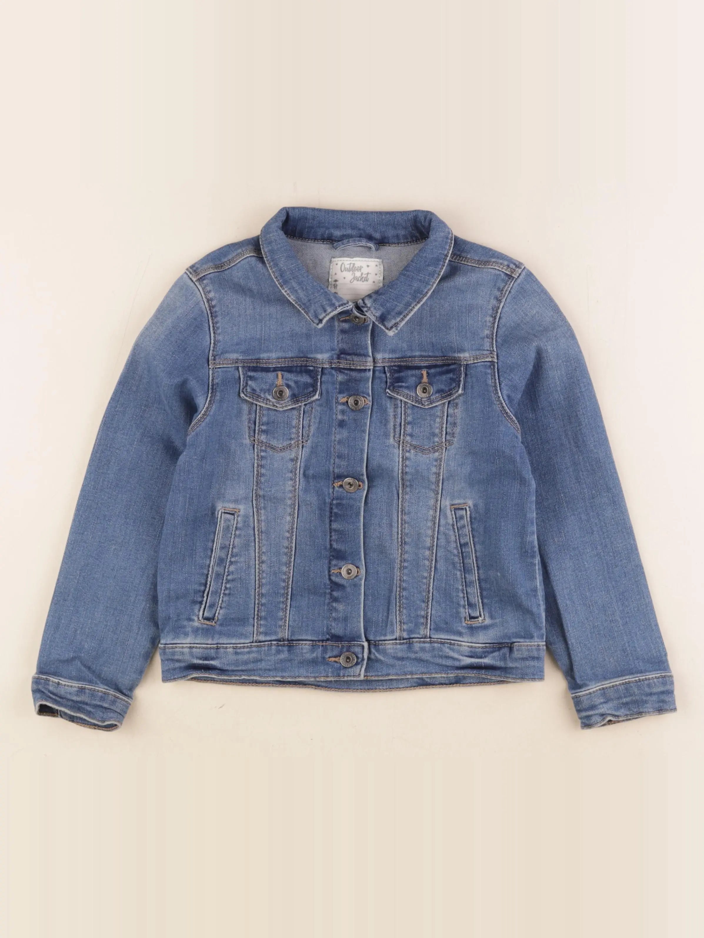 Vertbaudet - veste bleu - 7 ans