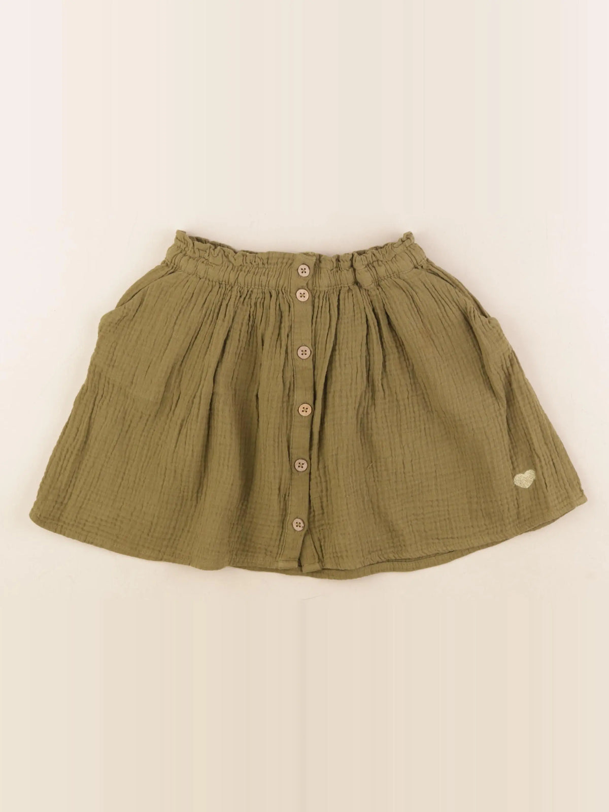 Vertbaudet - jupe vert - 7 ans