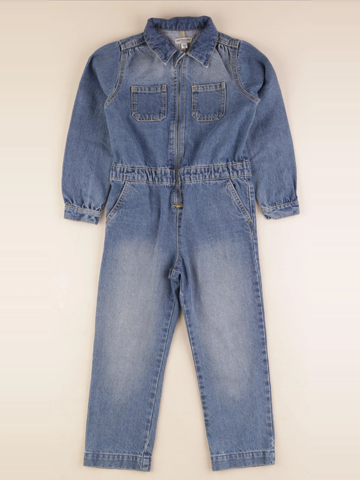 Vertbaudet - combinaison bleu - 7 ans