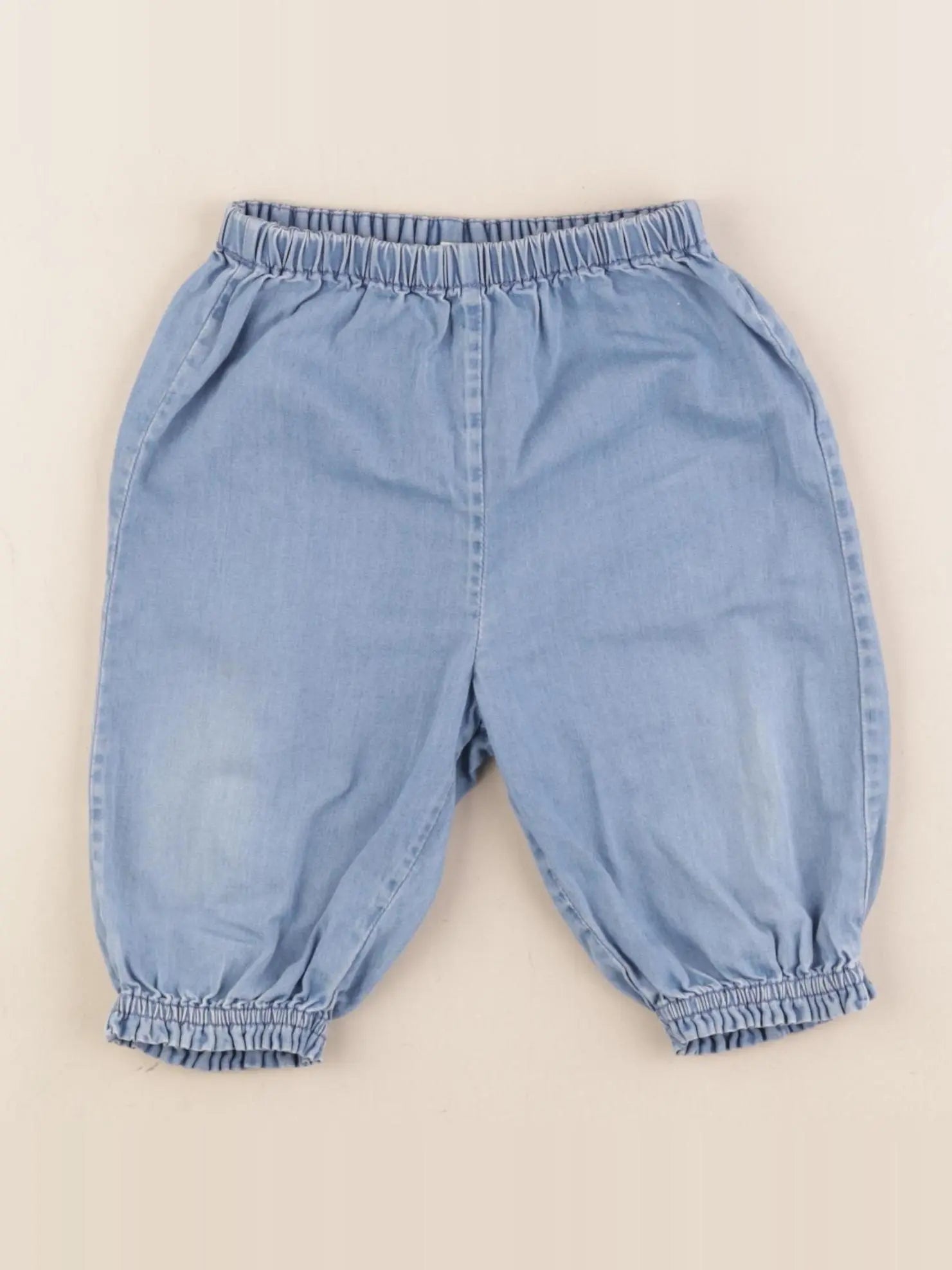 Bonton - sarouel bleu - 6 mois