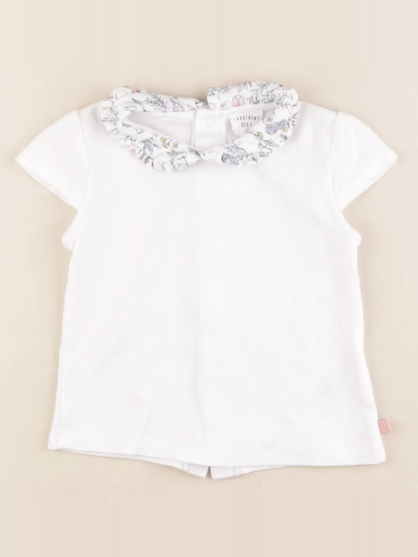 Carrément Beau - tee-shirt blanc - 18 mois
