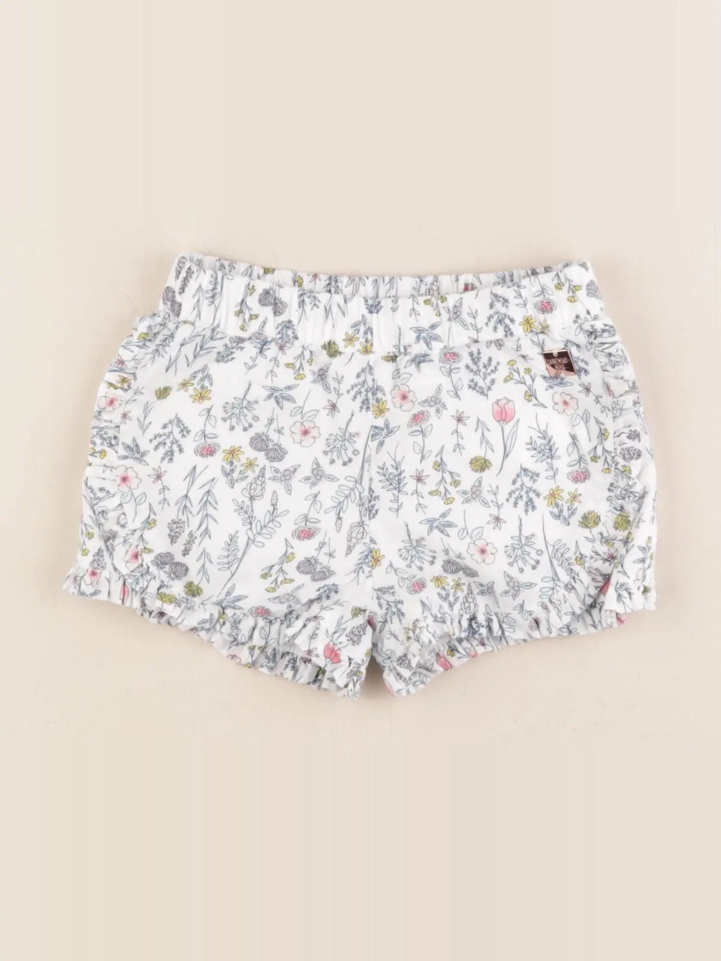 Carrément Beau - short blanc - 2 ans