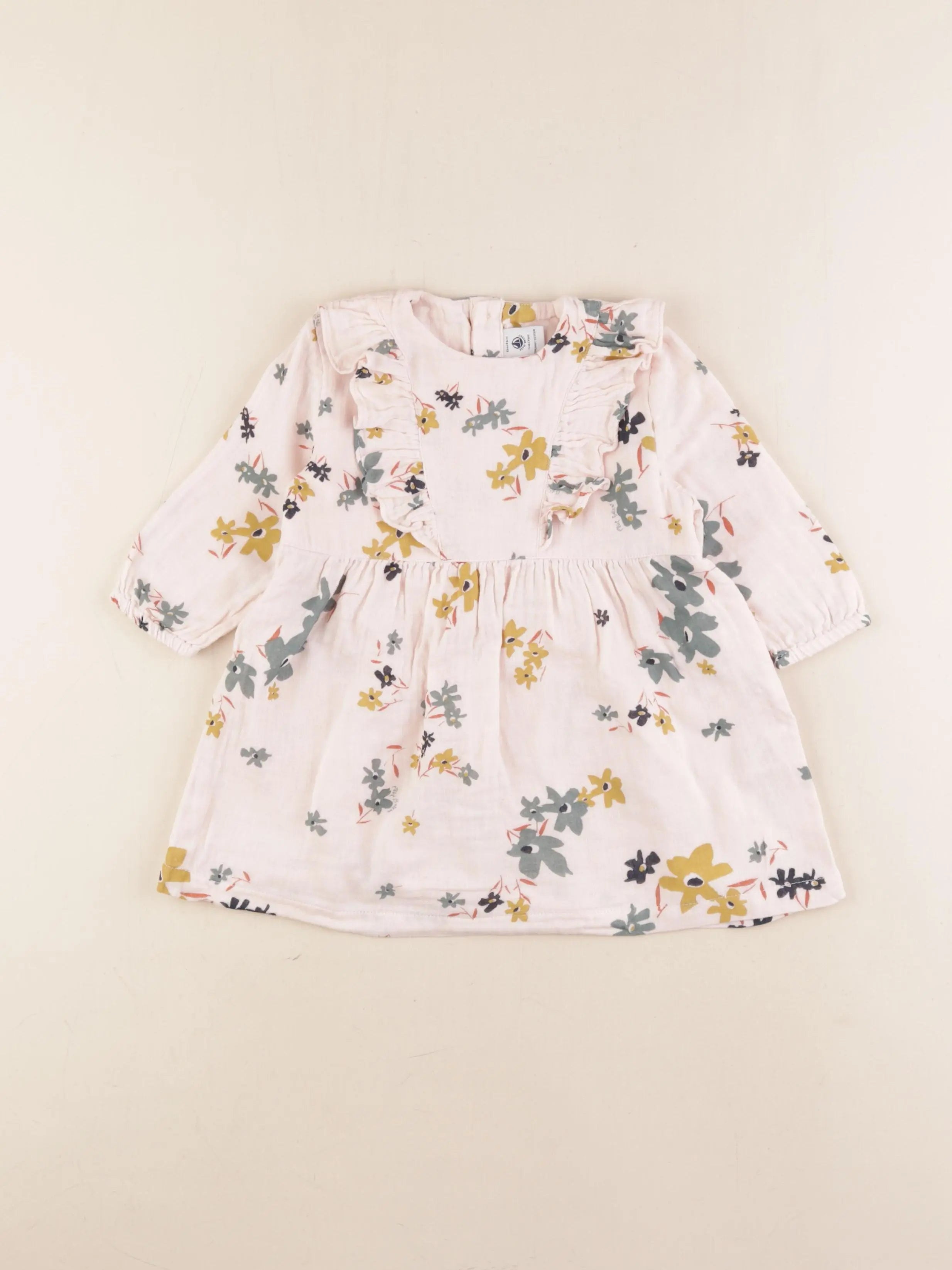 Petit Bateau - robe rose - 18 mois