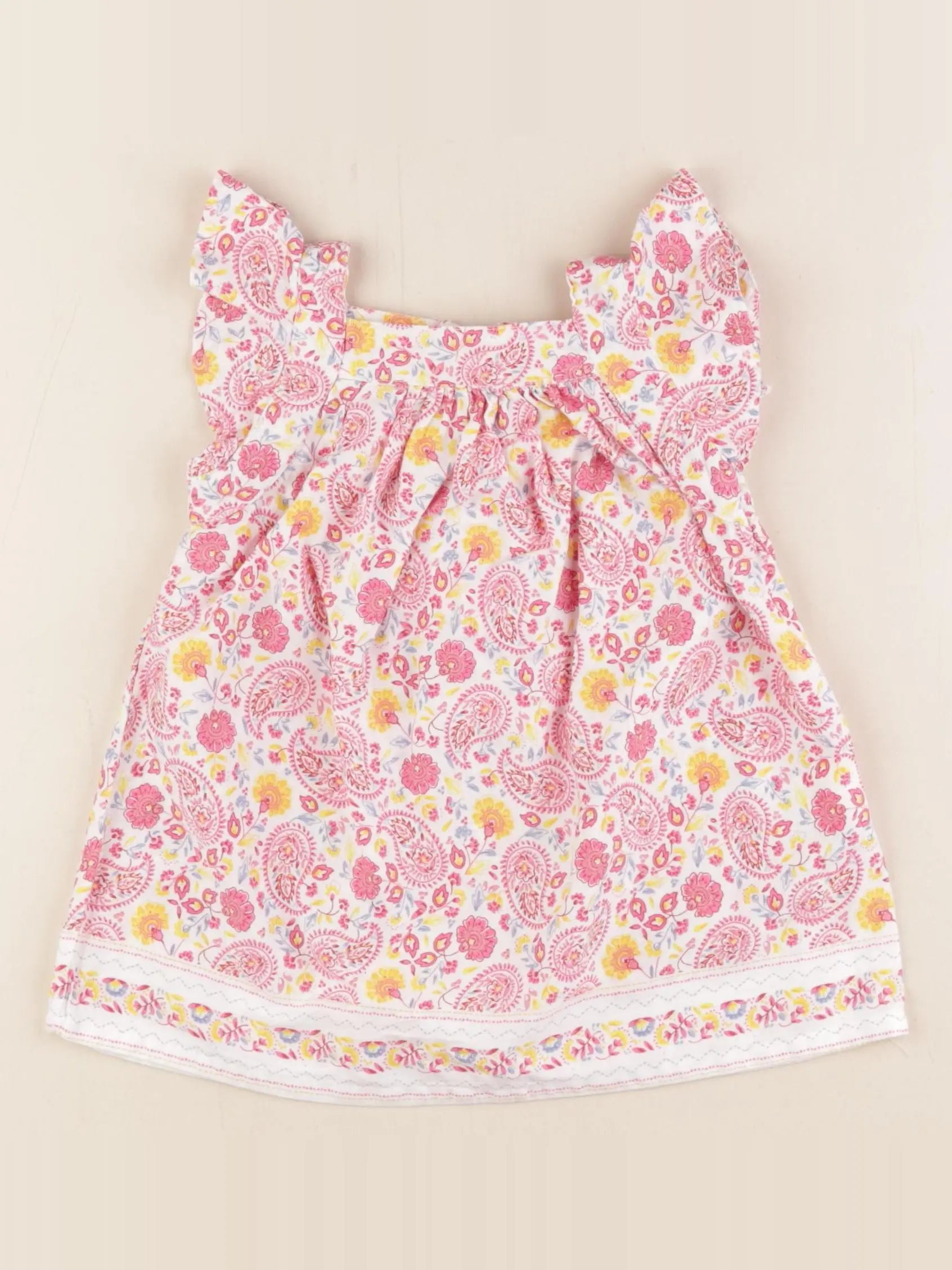 Tape à l'oeil - robe multicolore - 12 mois