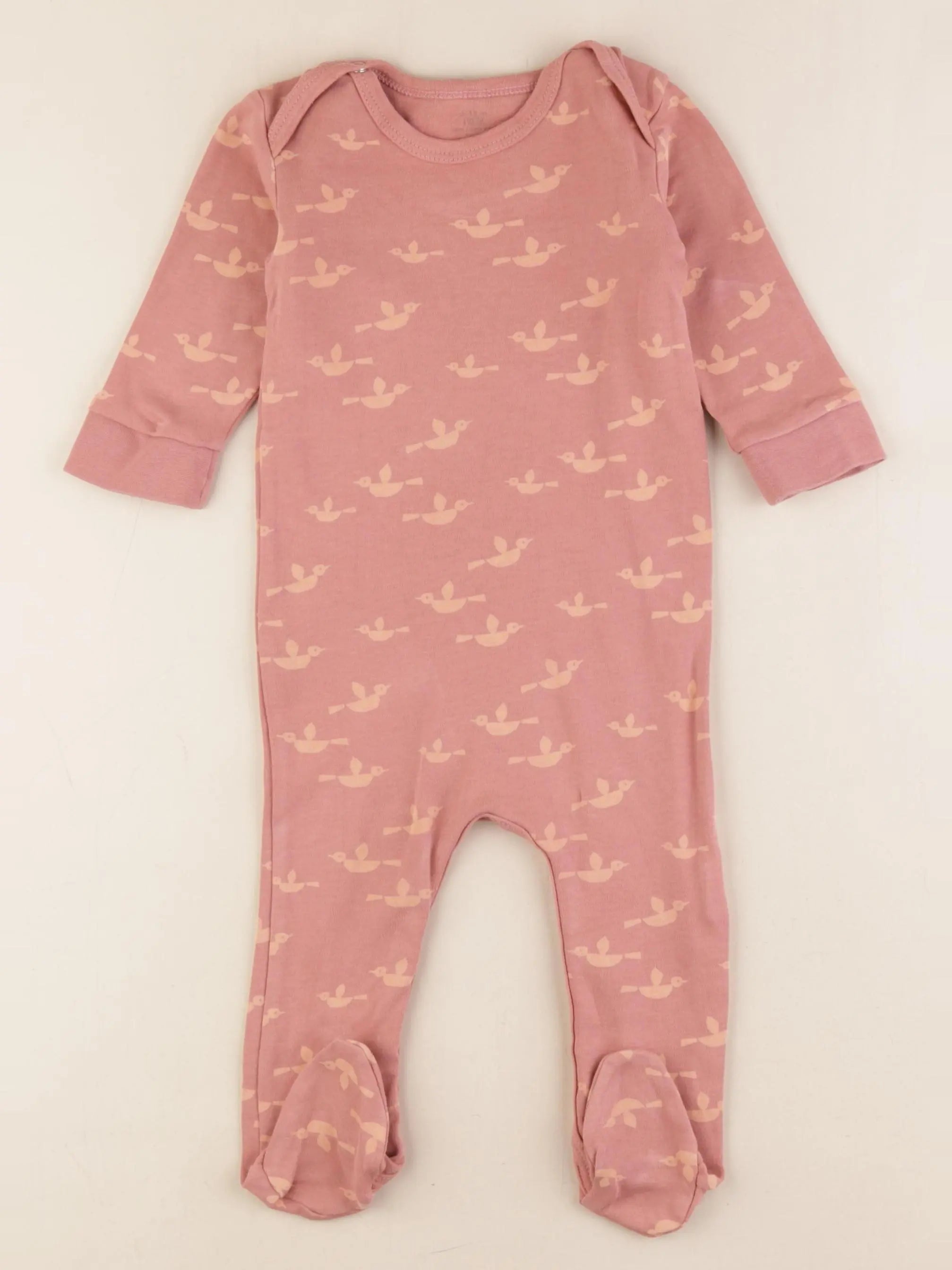 Fresk - pyjama coton rose - 6/12 mois