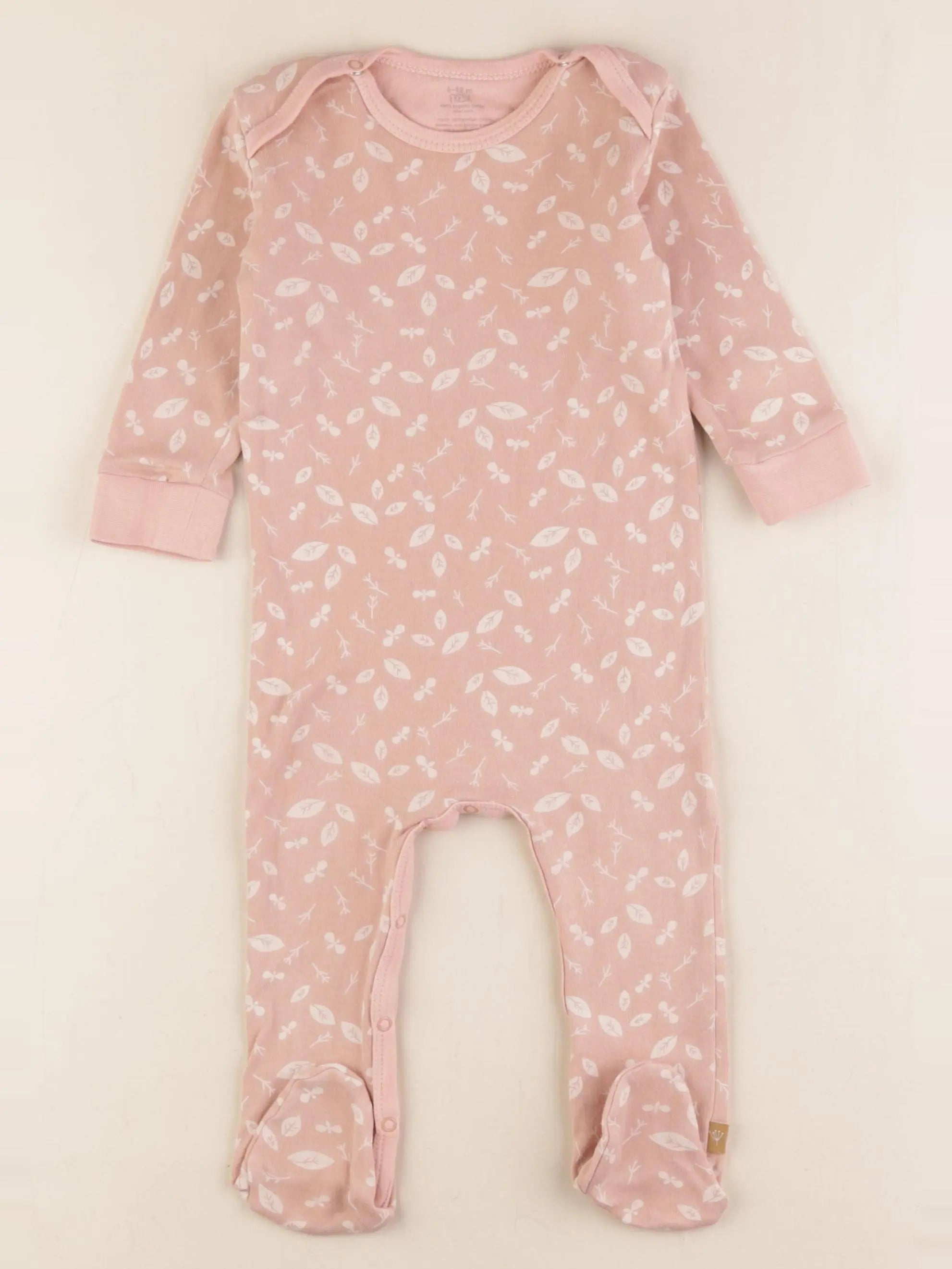 Fresk - pyjama coton rose - 6/12 mois