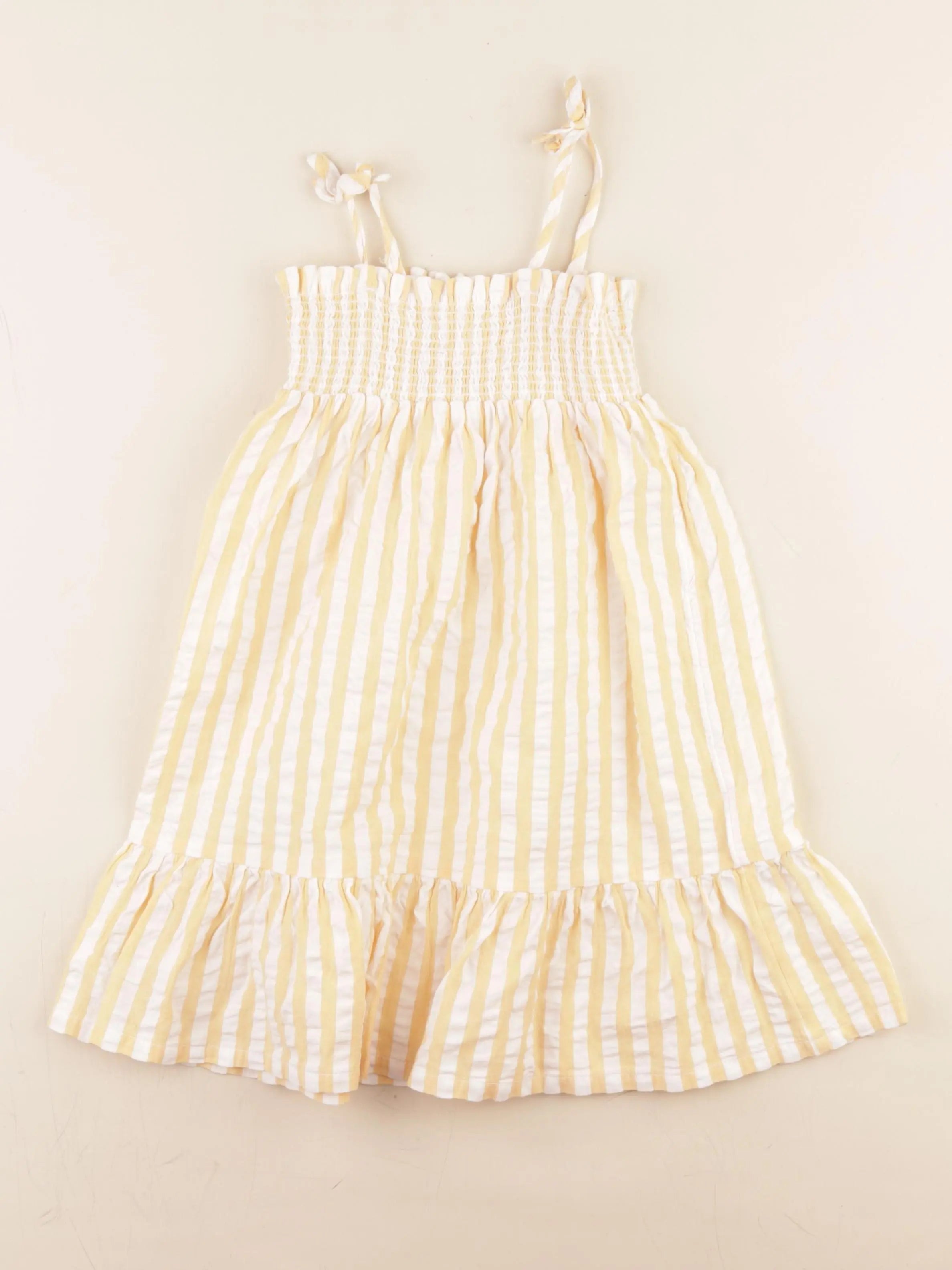 Vertbaudet - robe orange - 4 ans