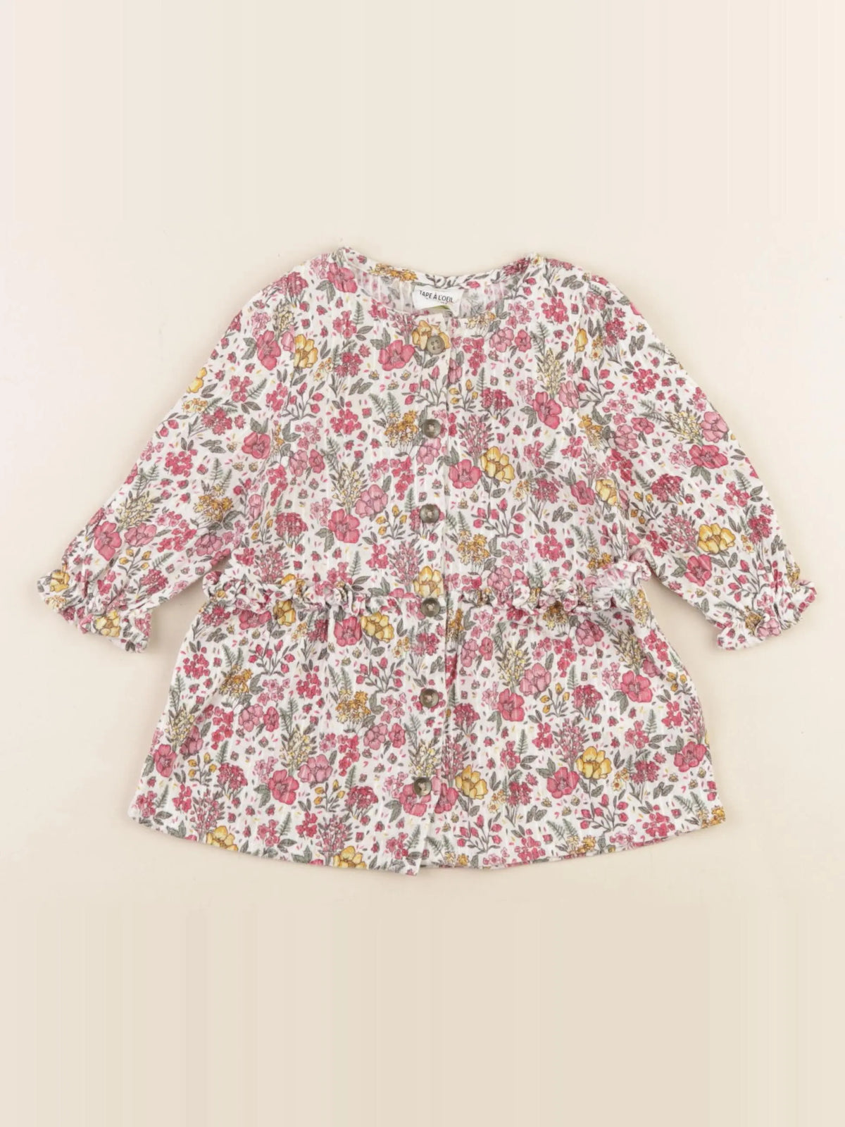 Tape à l'oeil - robe multicolore - 6 mois