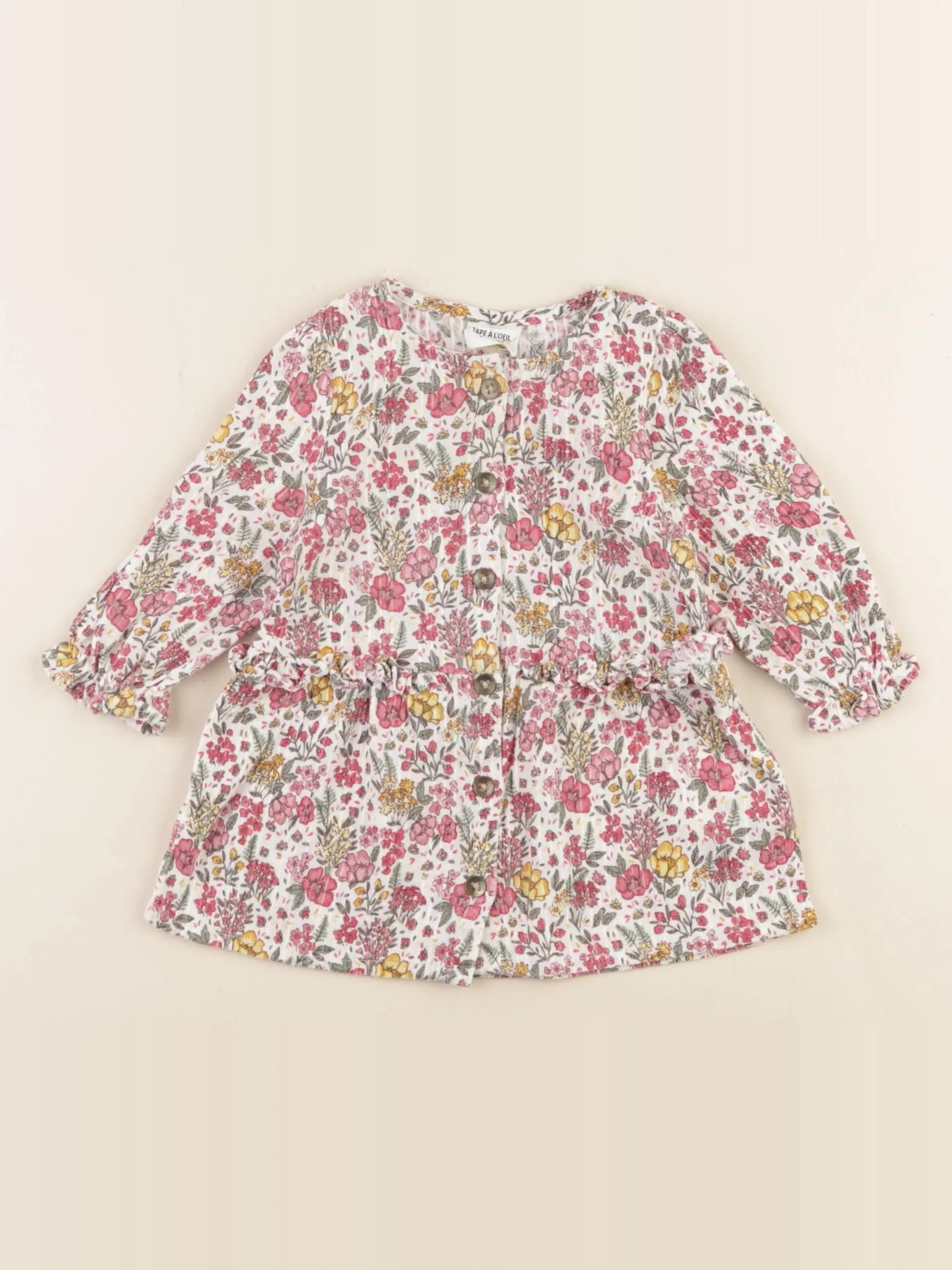 Tape à l'oeil - robe multicolore - 6 mois