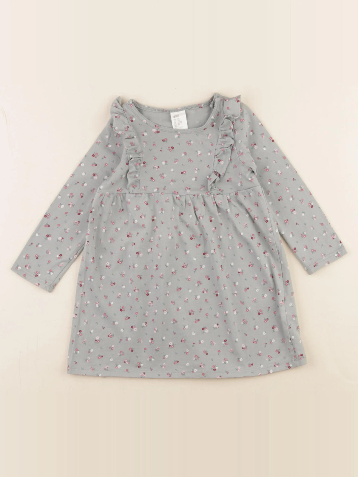 H&M - robe multicolore - 9/12 mois