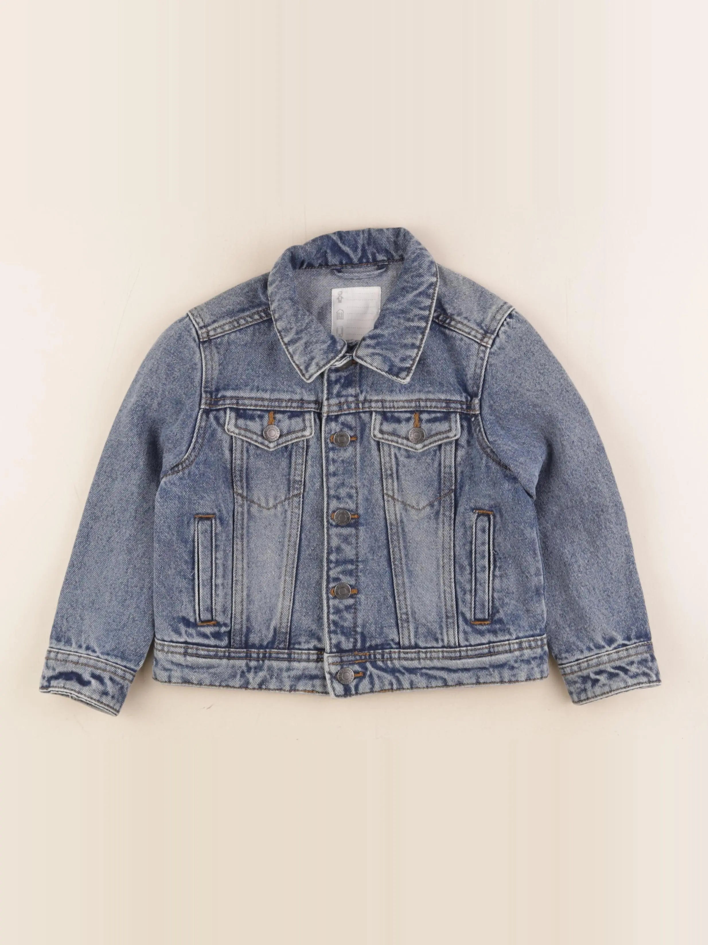 Vertbaudet - veste bleu - 4 ans