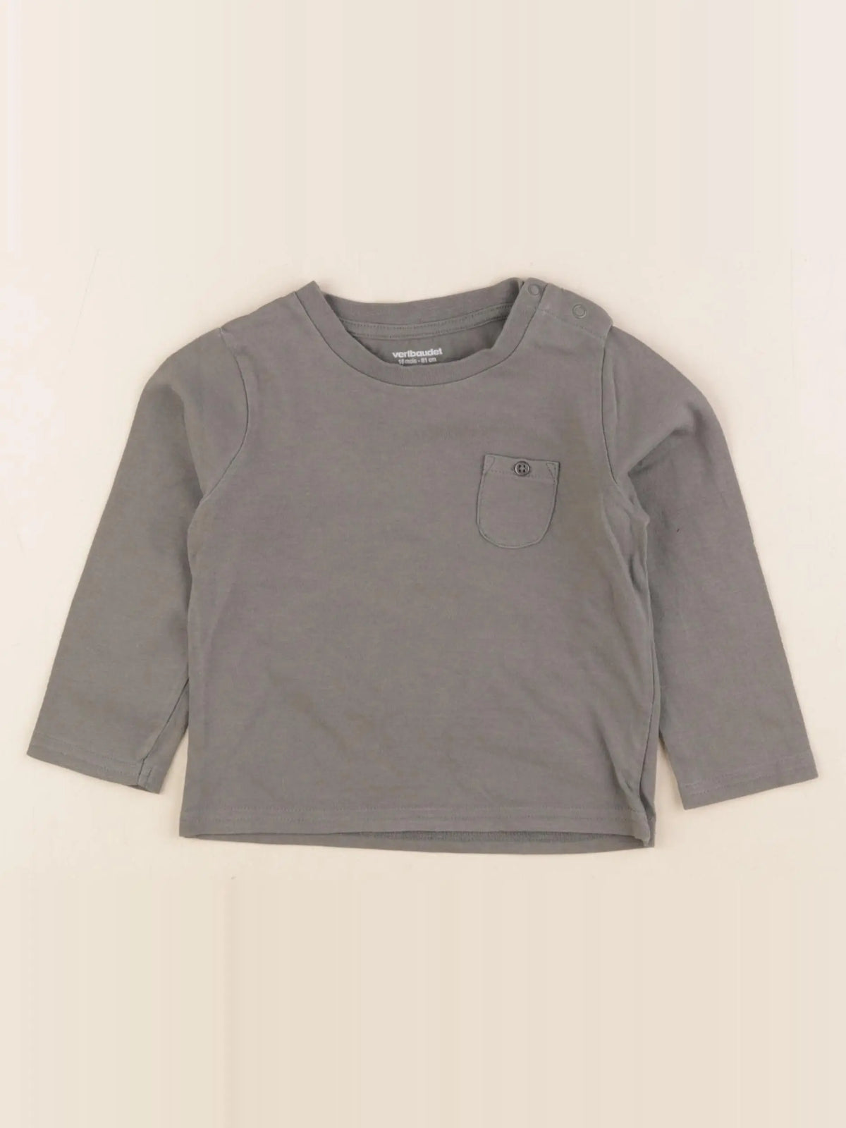 Vertbaudet - tee-shirt vert - 18 mois
