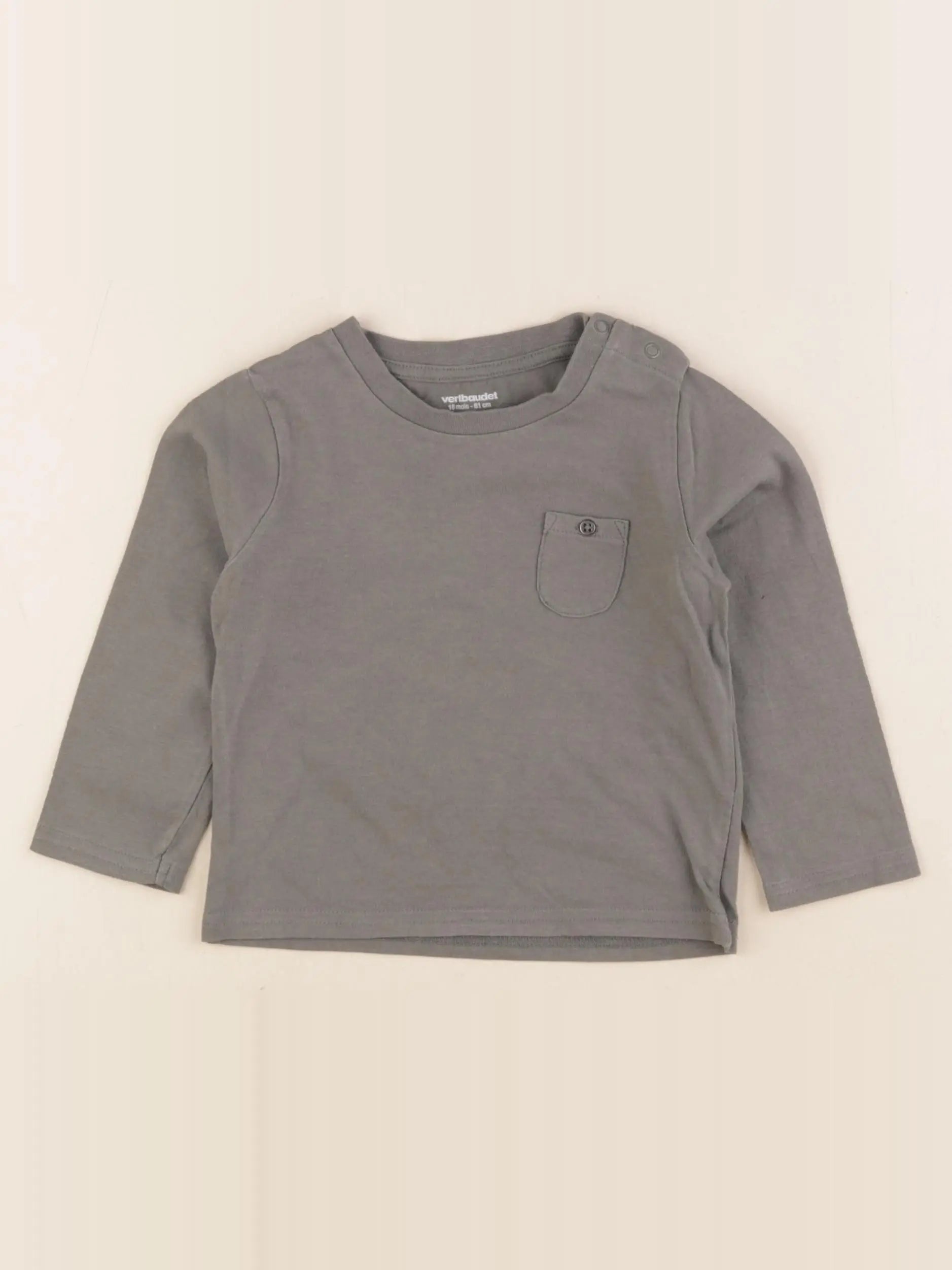 Vertbaudet - tee-shirt vert - 18 mois