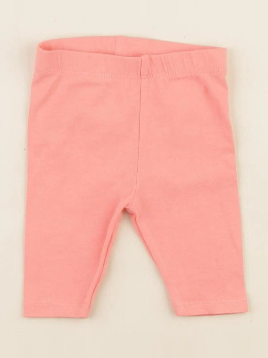 Vertbaudet - legging orange - 3 mois