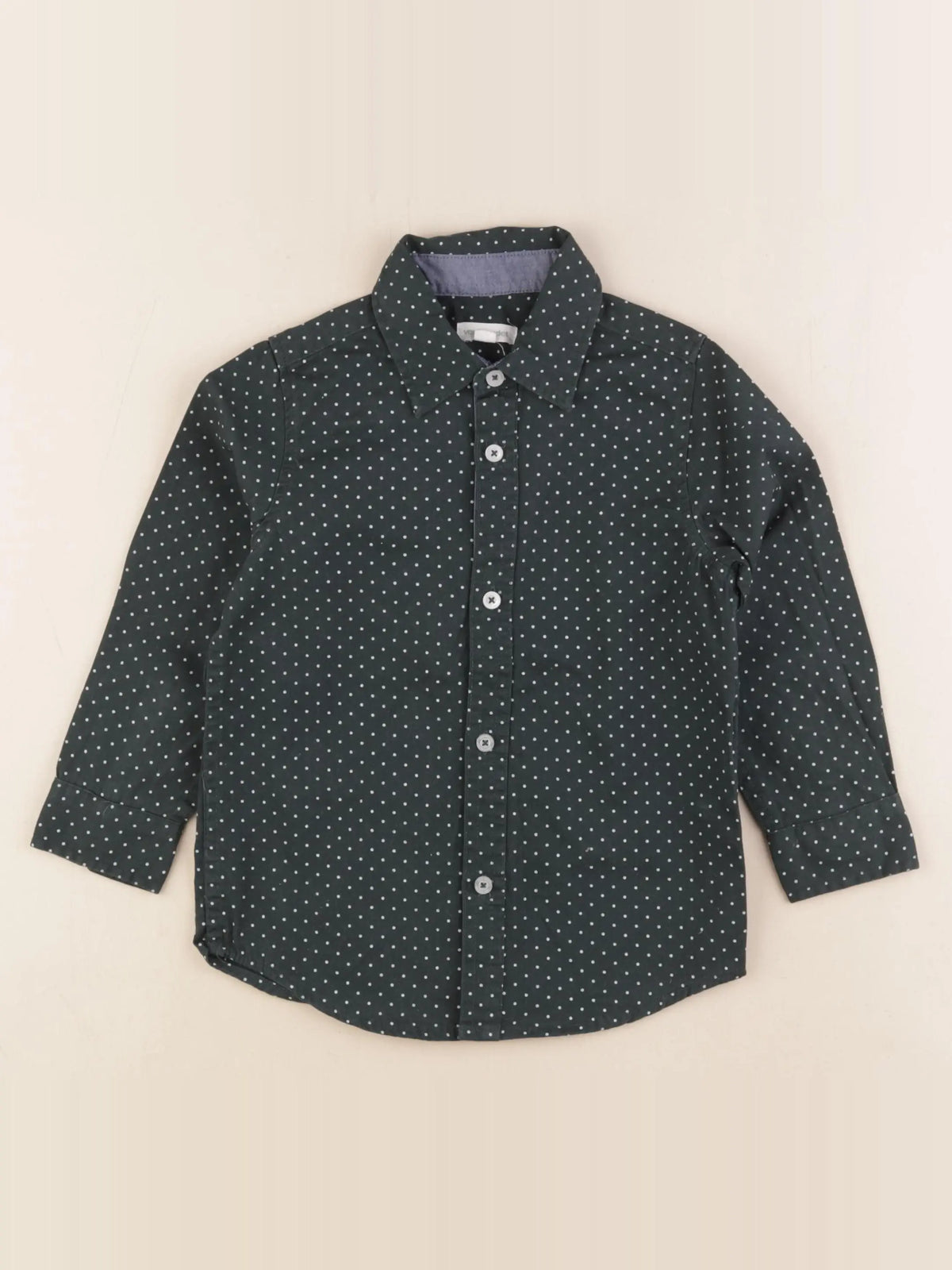 Vertbaudet - chemise vert - 4 ans