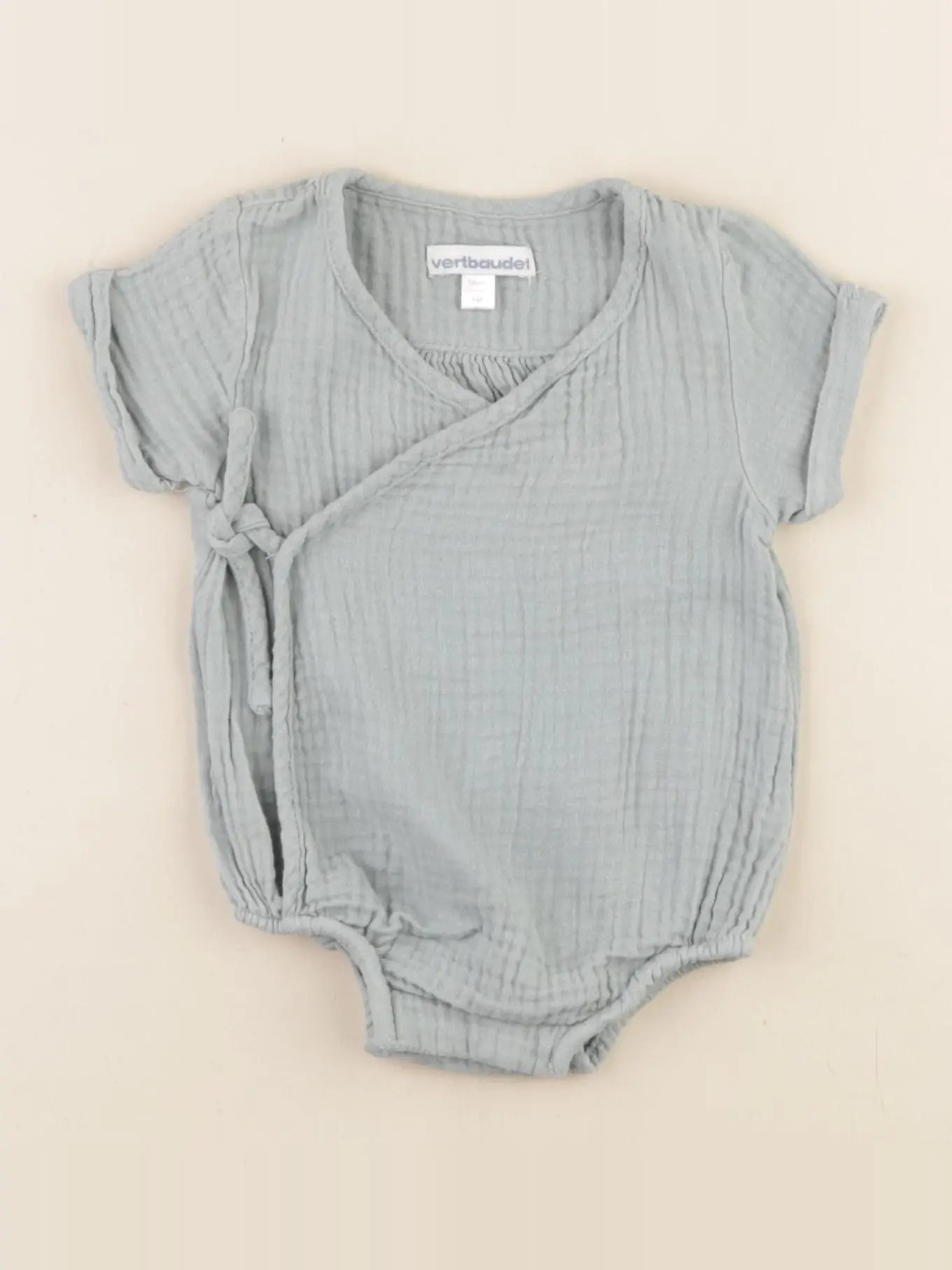 Vertbaudet - combinaison vert - 1 mois