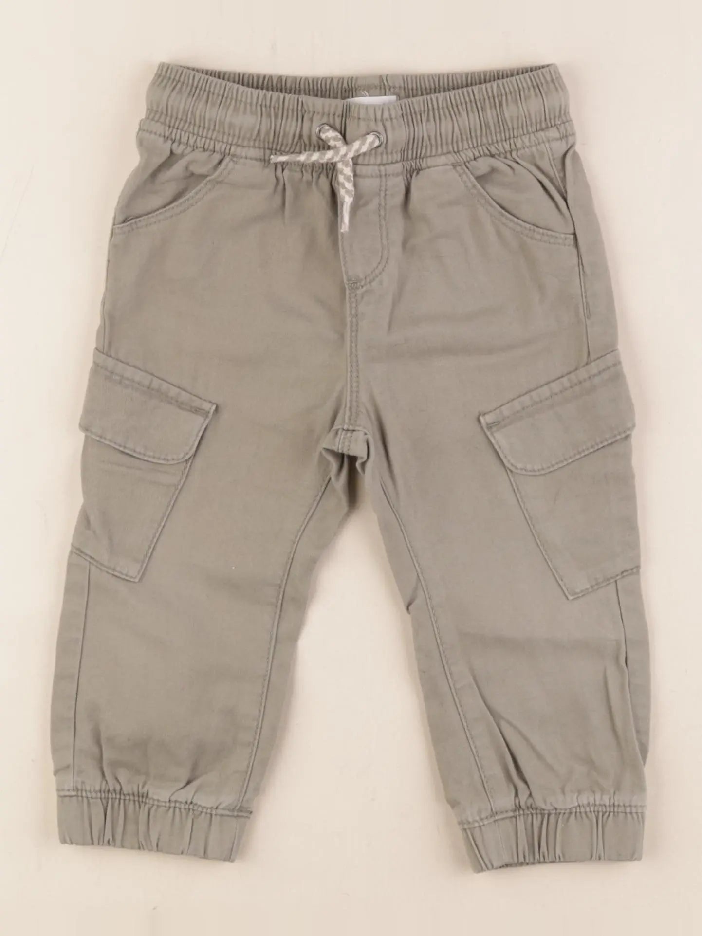 Vertbaudet - pantalon vert - 18 mois