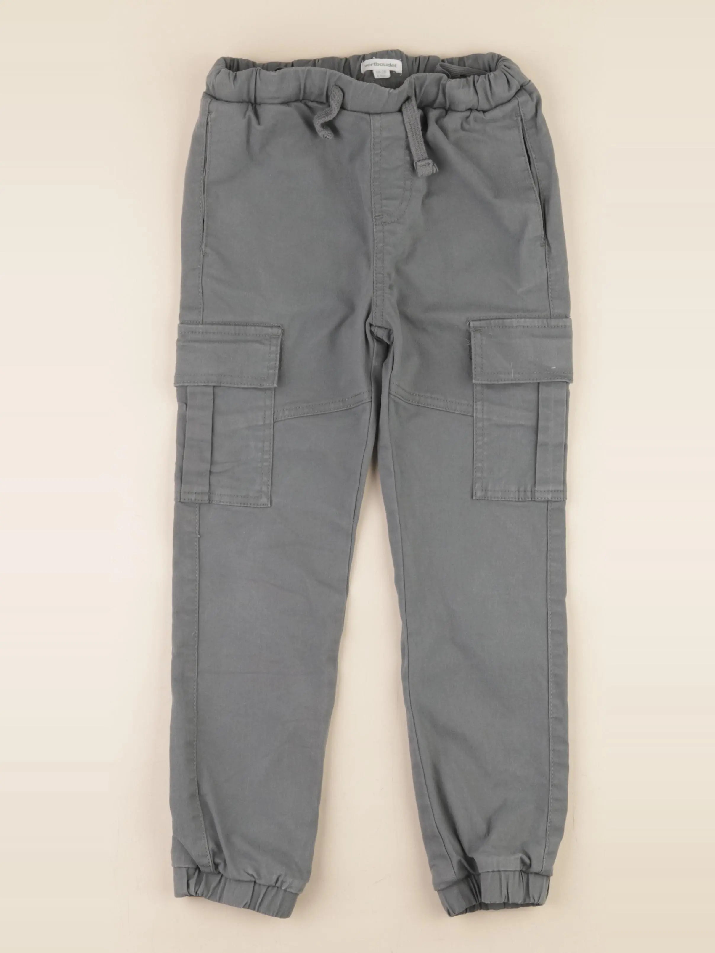 Vertbaudet - pantalon vert - 8 ans
