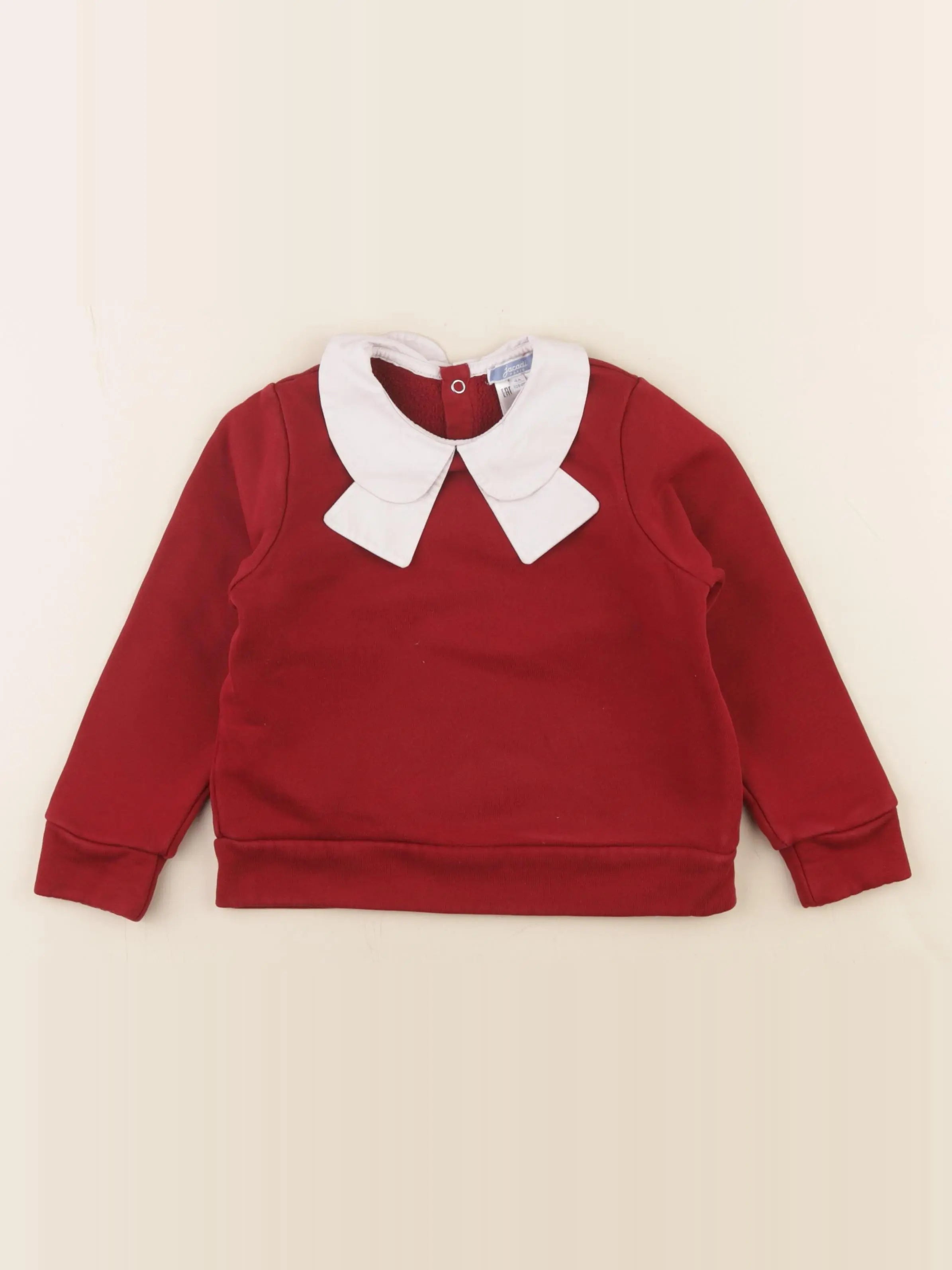 Jacadi - sweat rouge - 4 ans