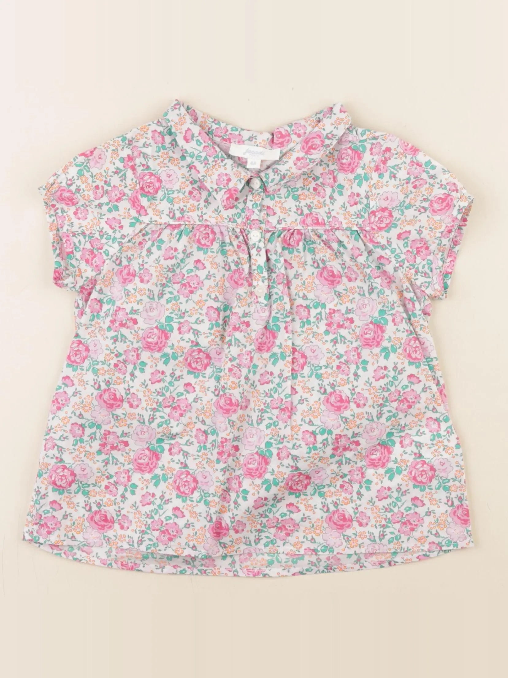 Jacadi - blouse liberty multicolore - 4 ans