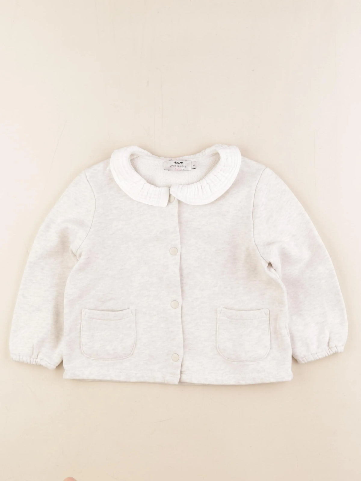 Cyrillus - sweat gris - 4 ans