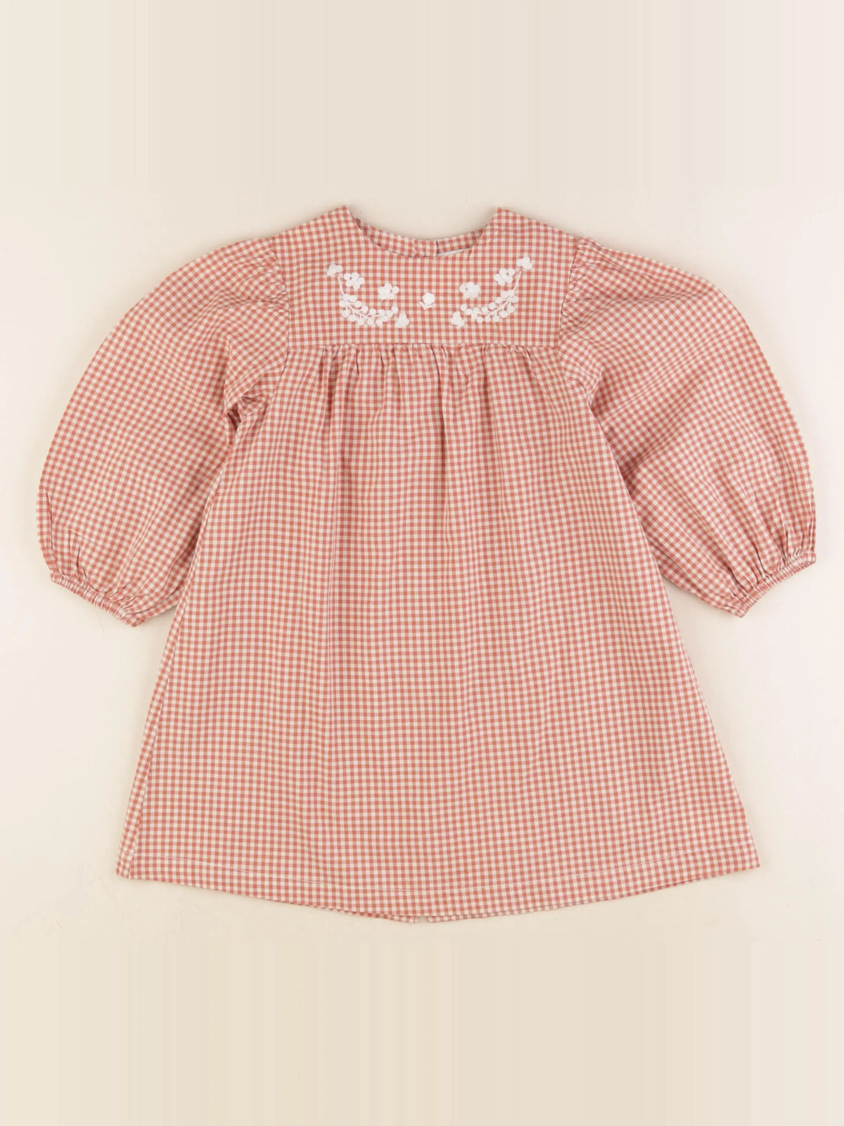 Cyrillus - robe beige, marron - 36 mois