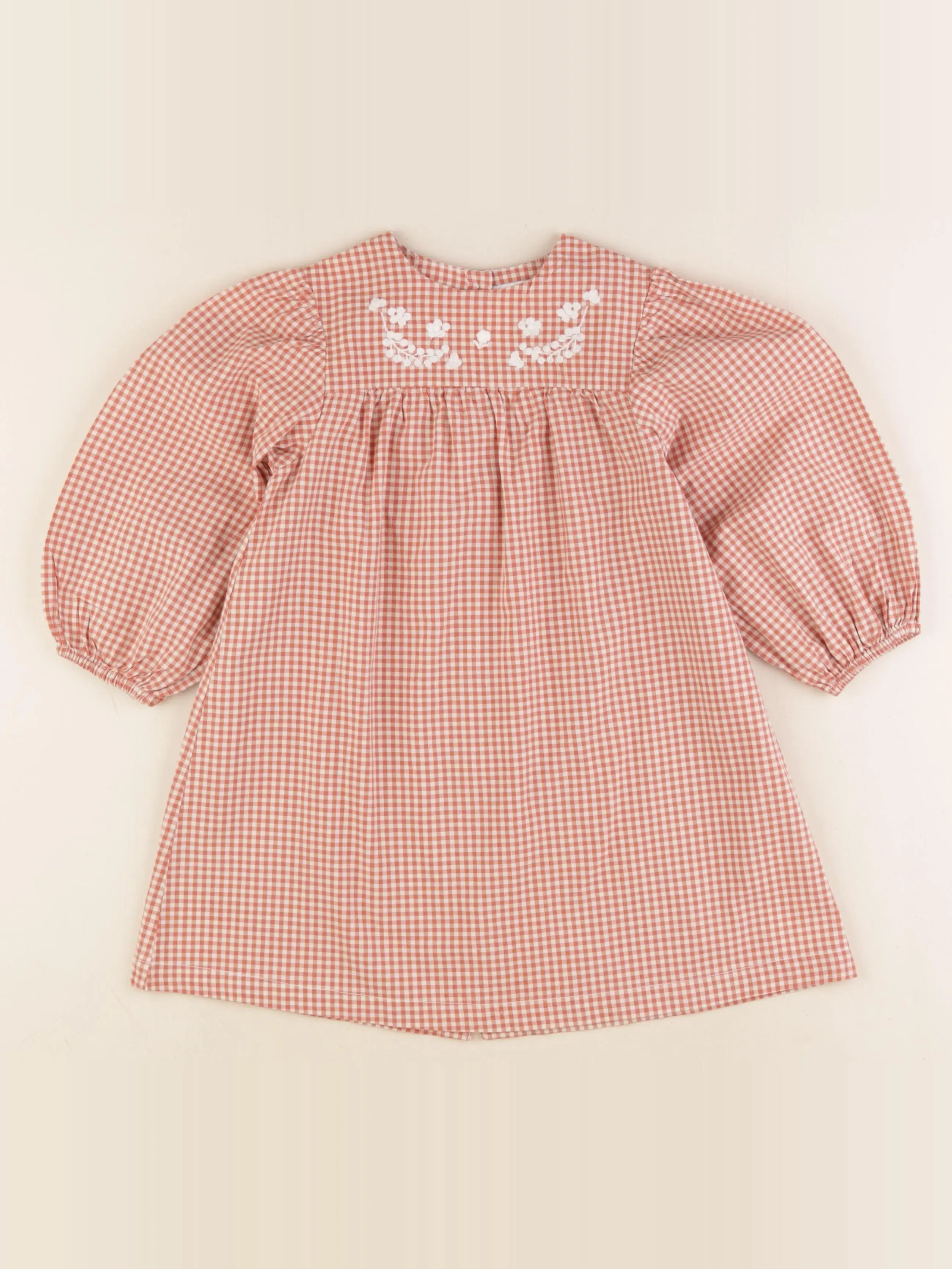 Cyrillus - robe beige, marron - 36 mois