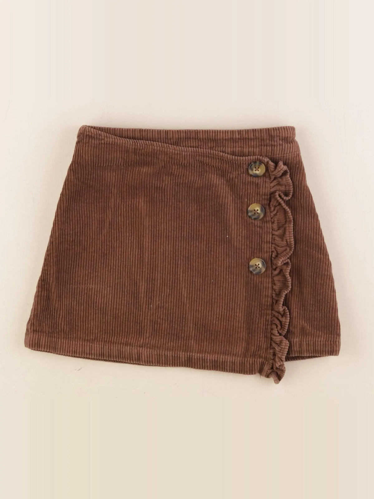 Vertbaudet - jupe marron - 7 ans