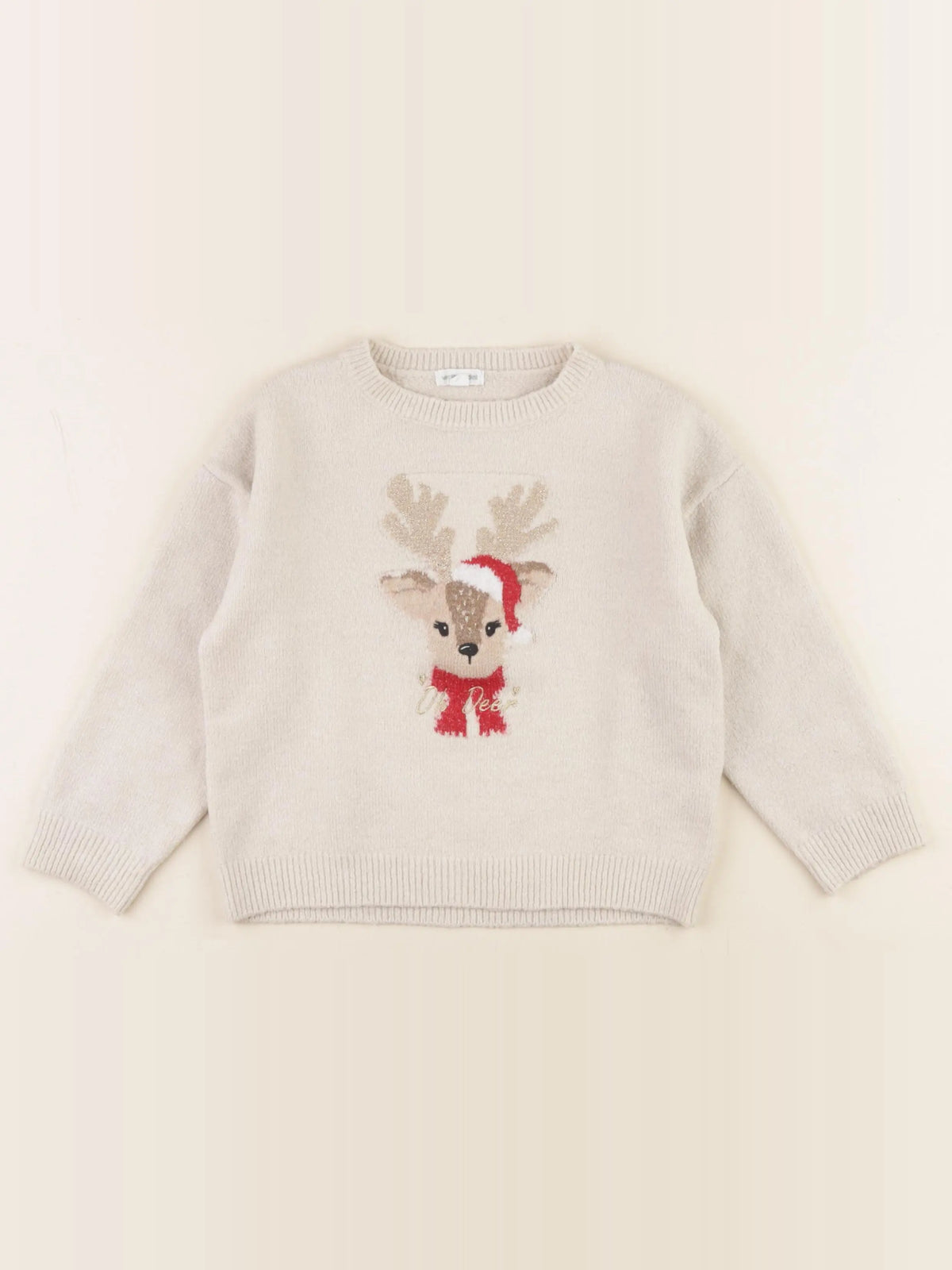 Vertbaudet - pull beige - 4 ans