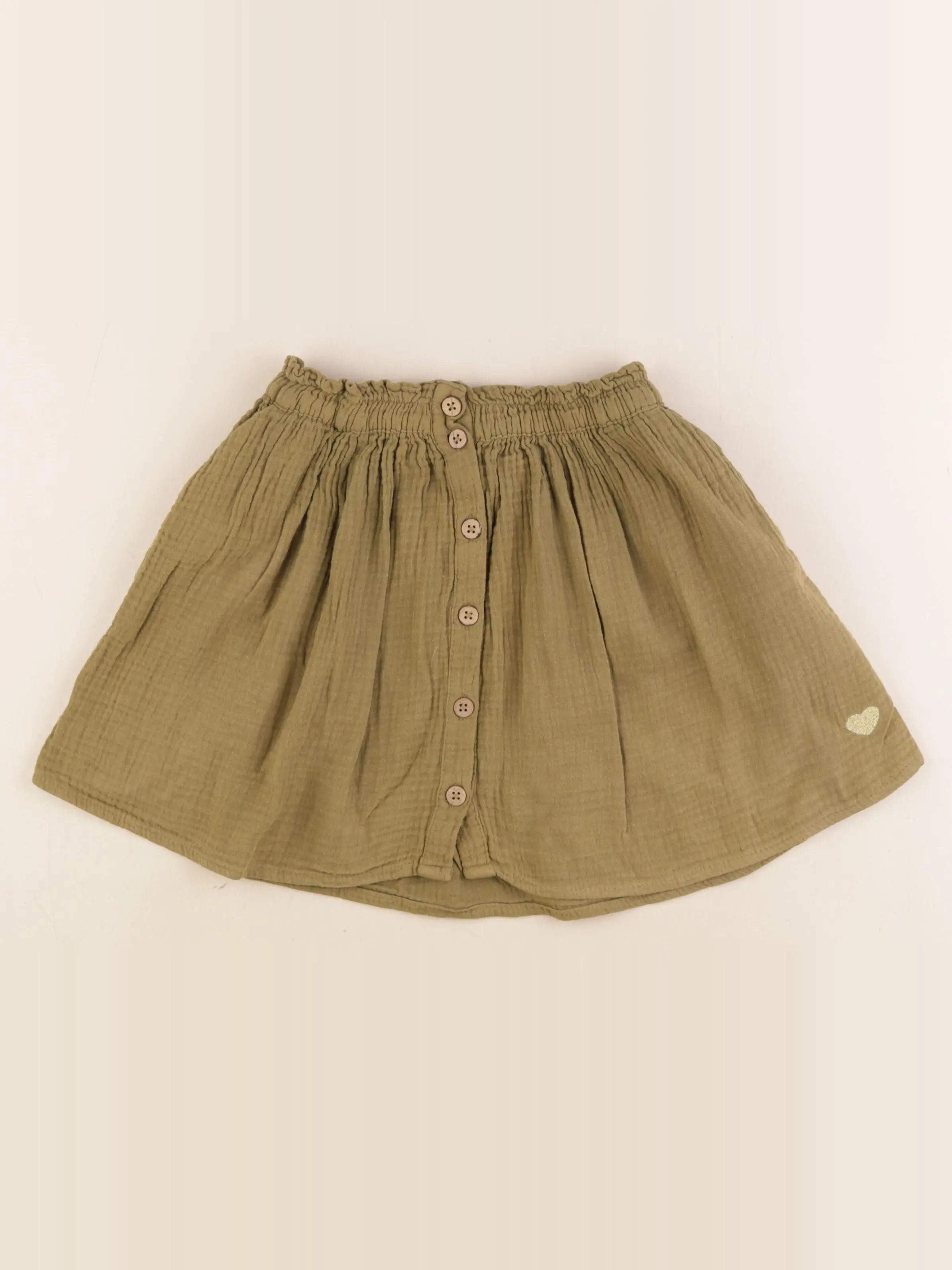 Vertbaudet - jupe vert - 7 ans