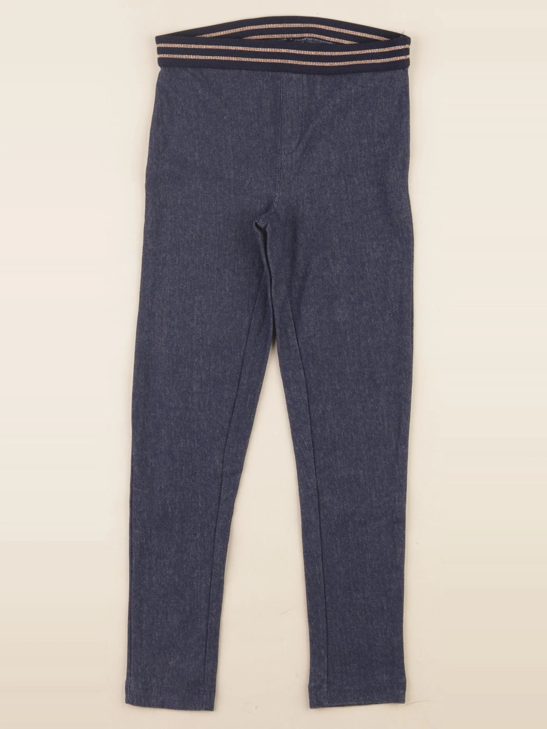 Monoprix - legging bleu, or - 5 ans