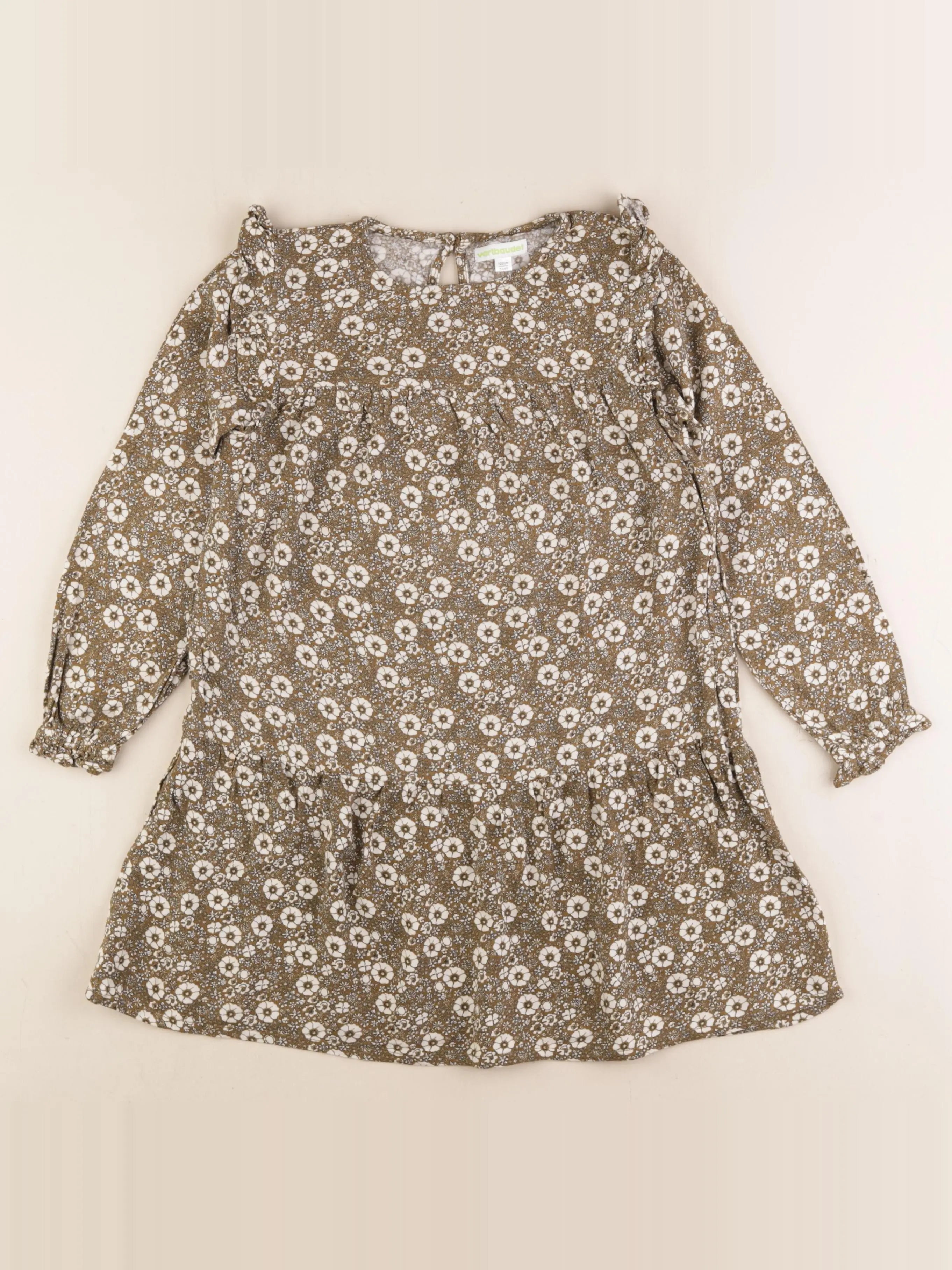 Vertbaudet - robe multicolore - 7 ans